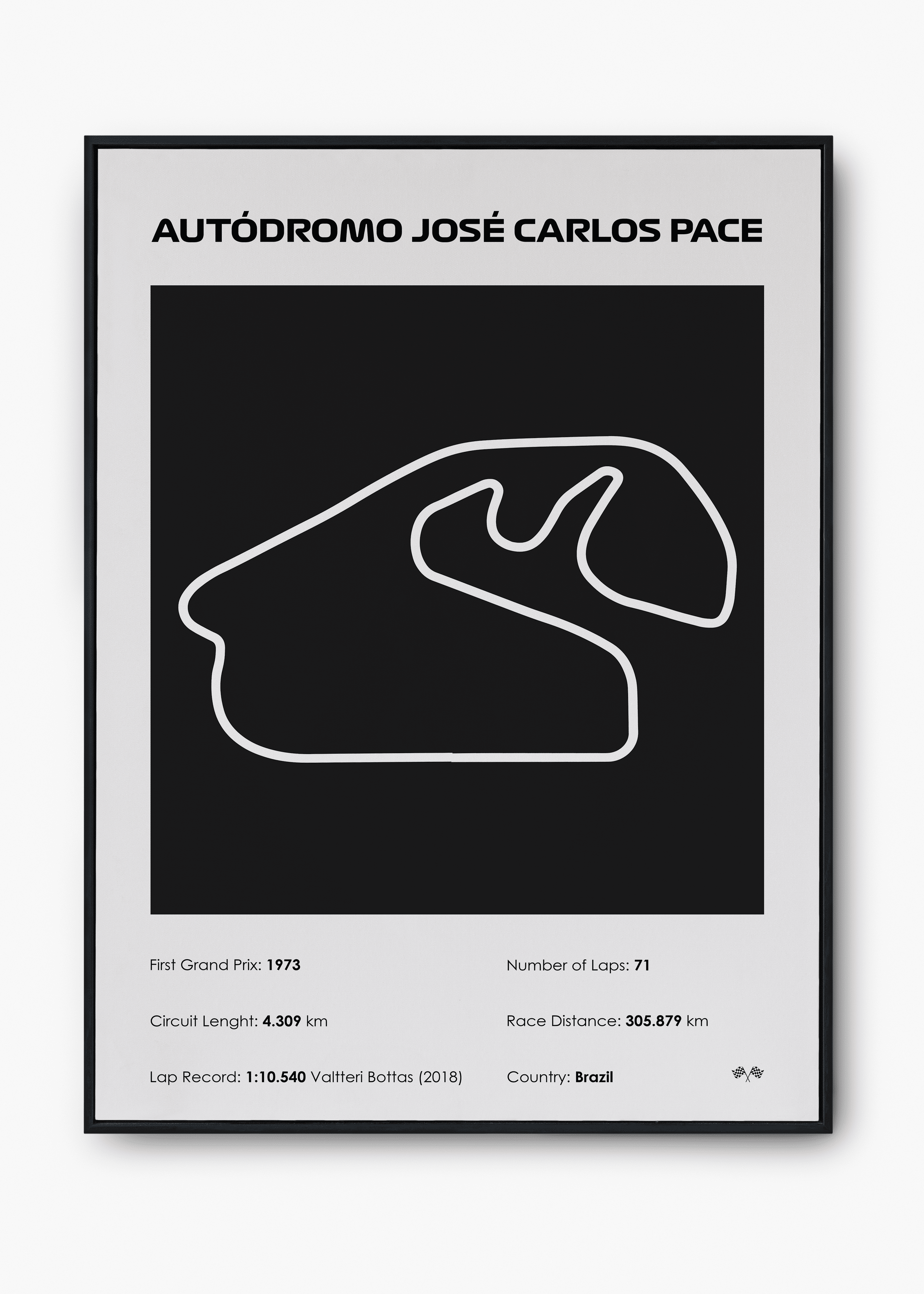 Quadro Interlagos Black