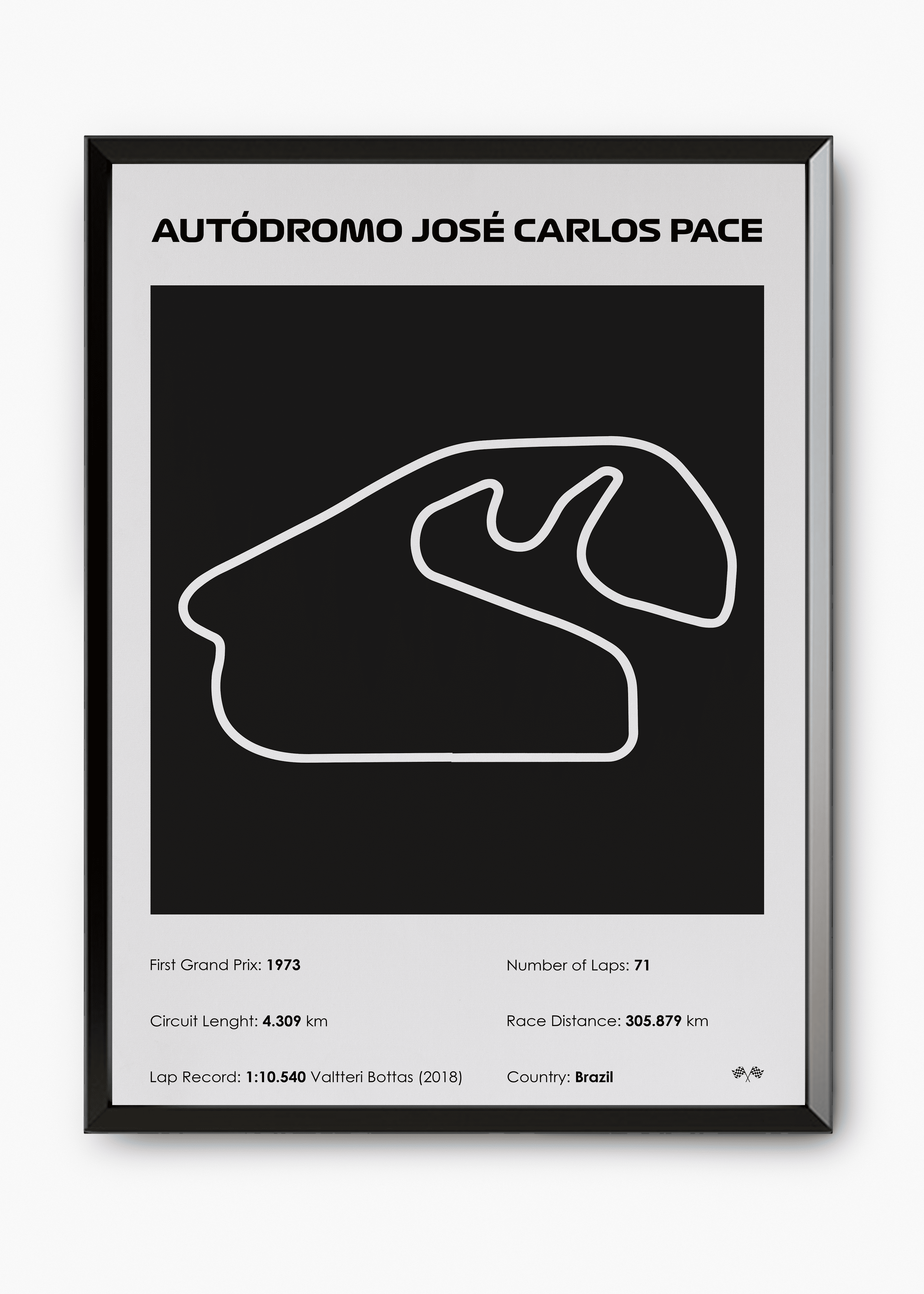 Quadro Interlagos Black