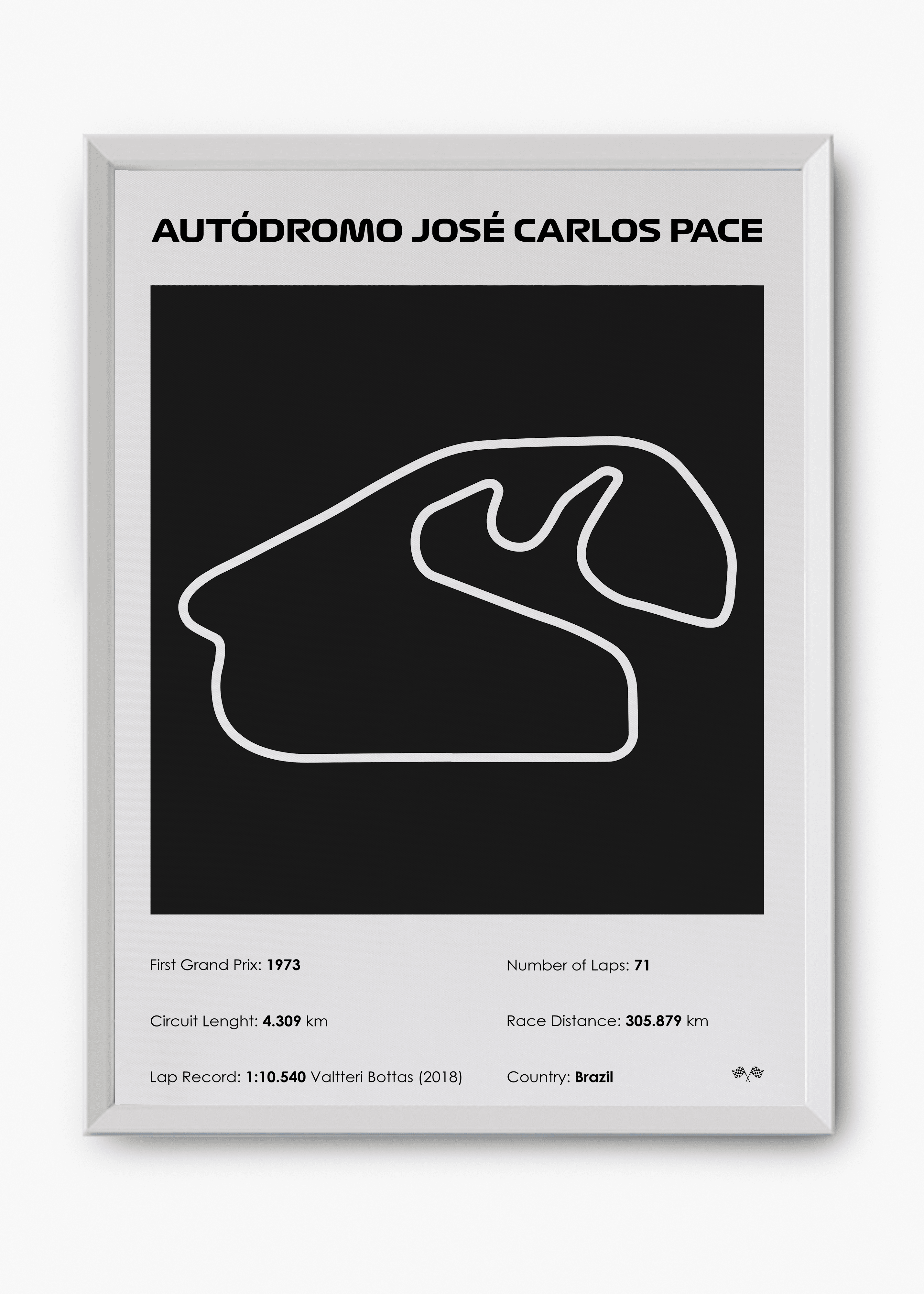 Quadro Interlagos Black
