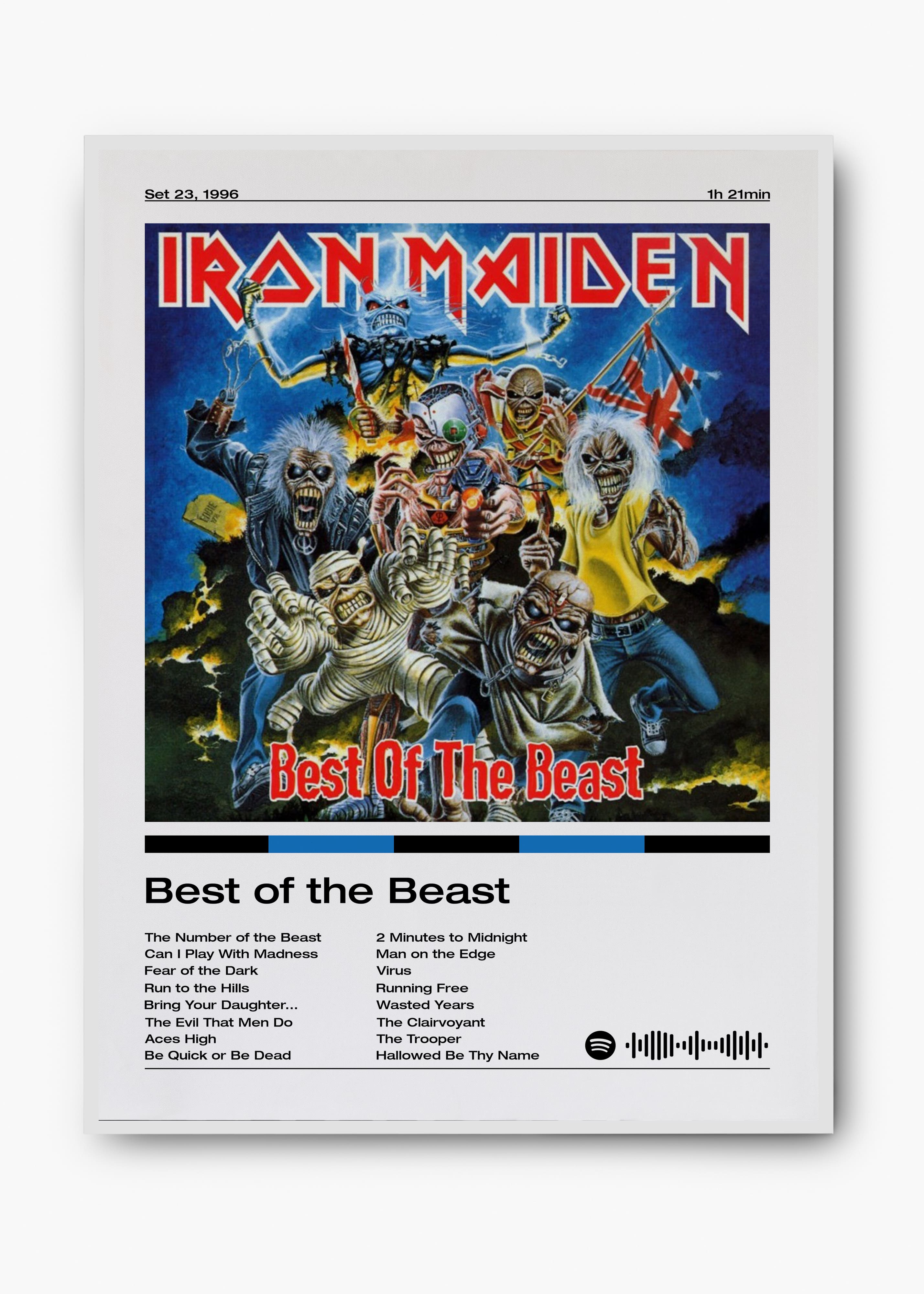 Quadro Iron Maiden Best of the Beast