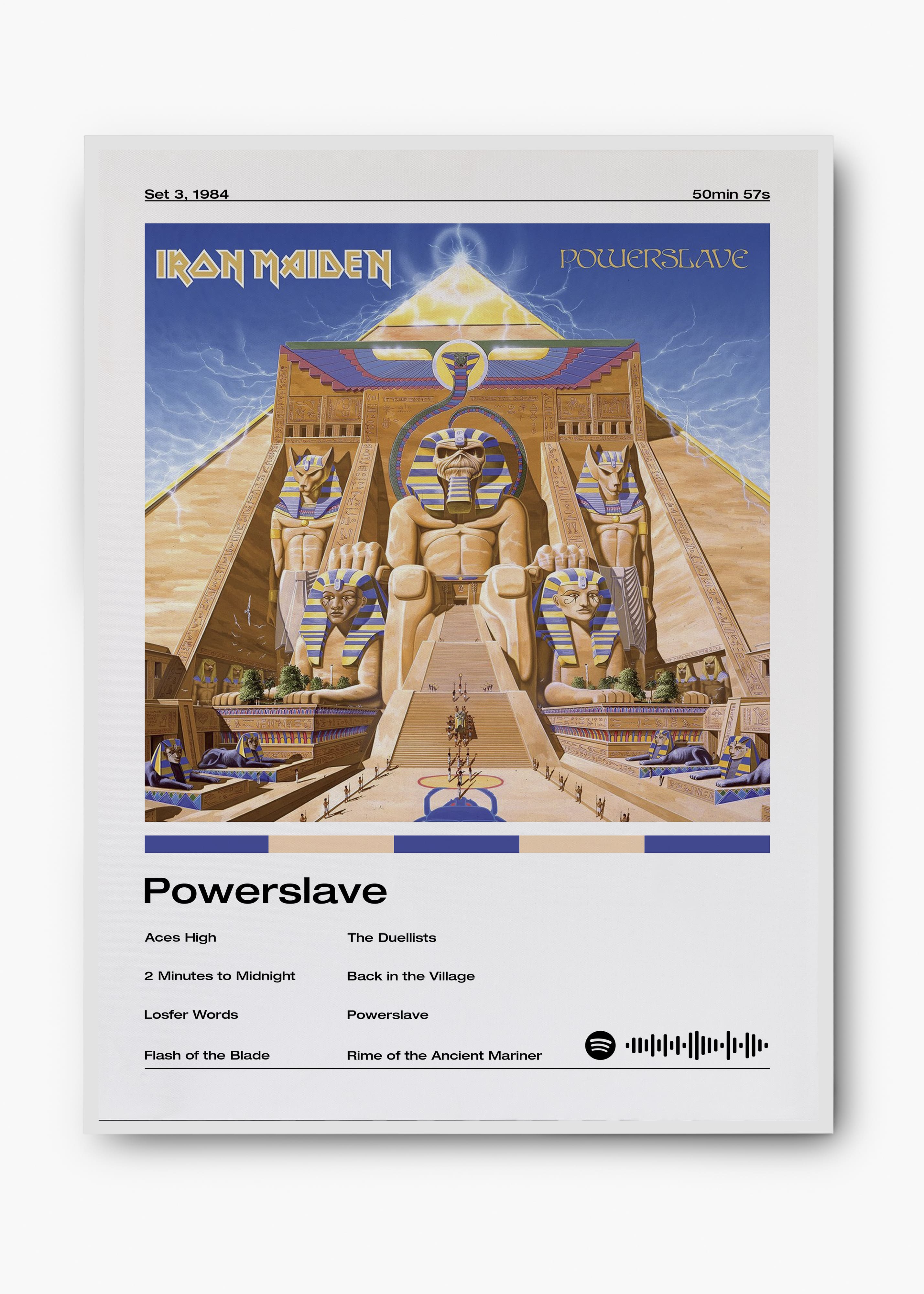 Quadro Iron Maiden Powerslave