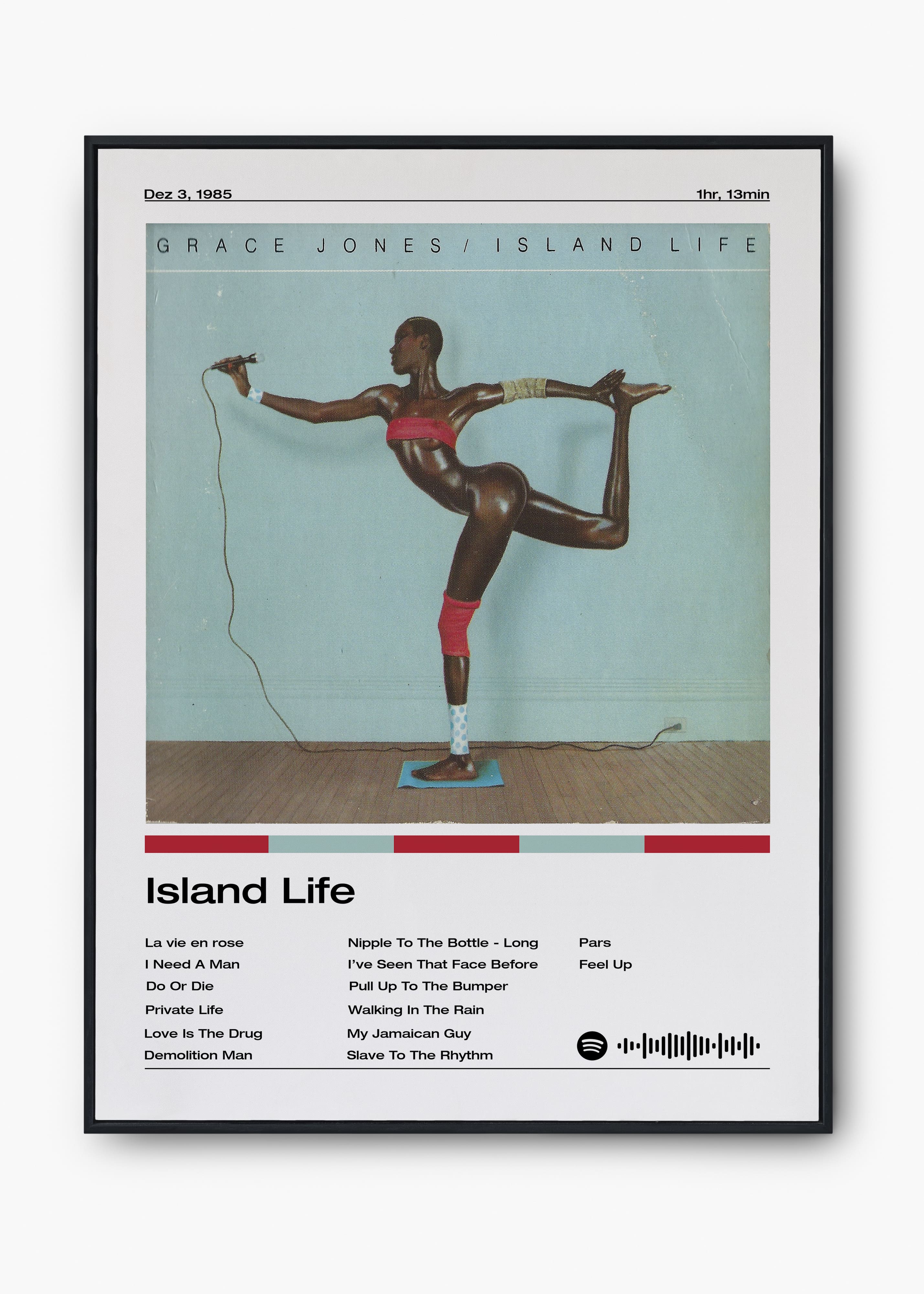 Quadro Grace Jones Island Life