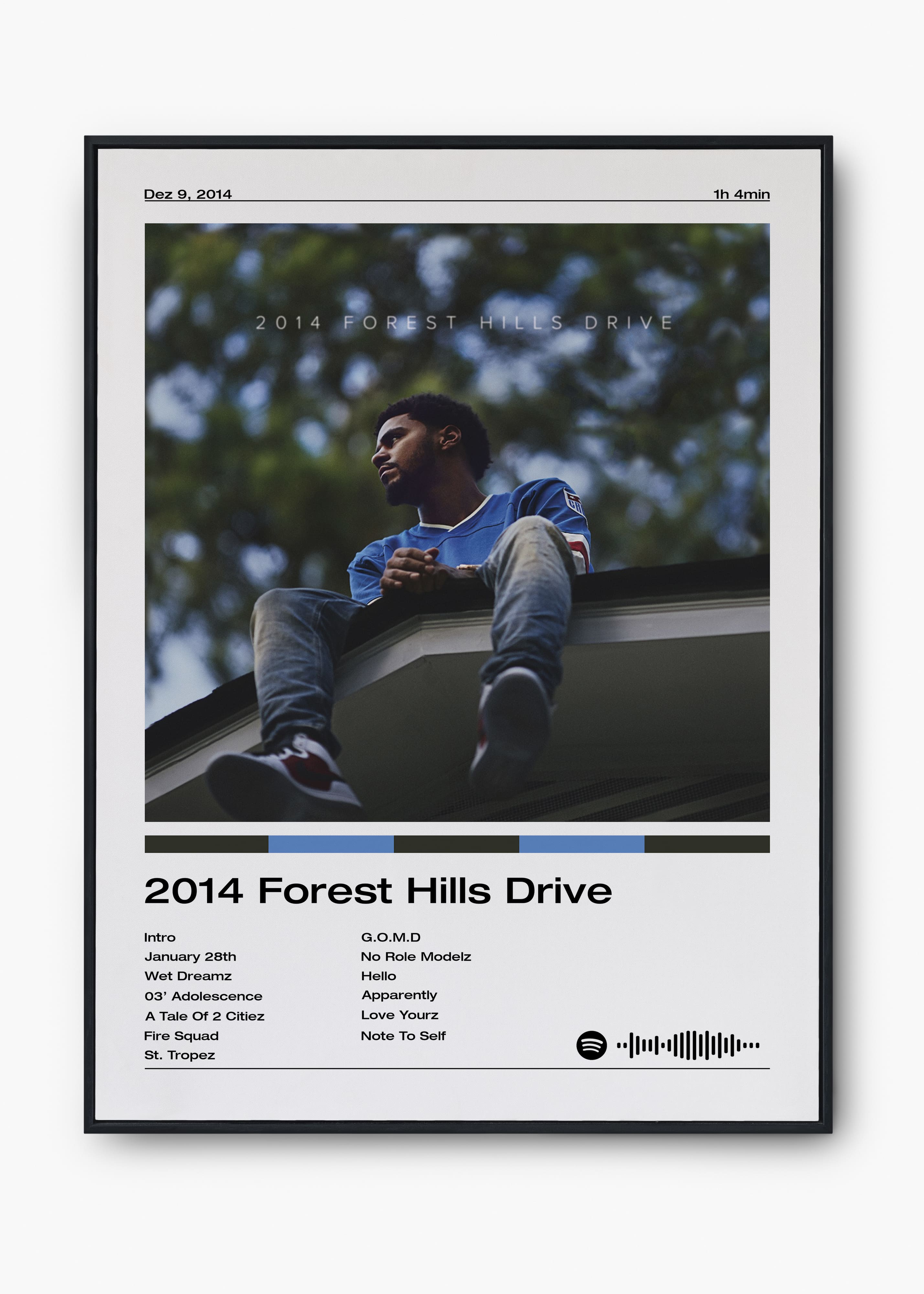 Quadro J. Cole 2014 Forest Hills Drive