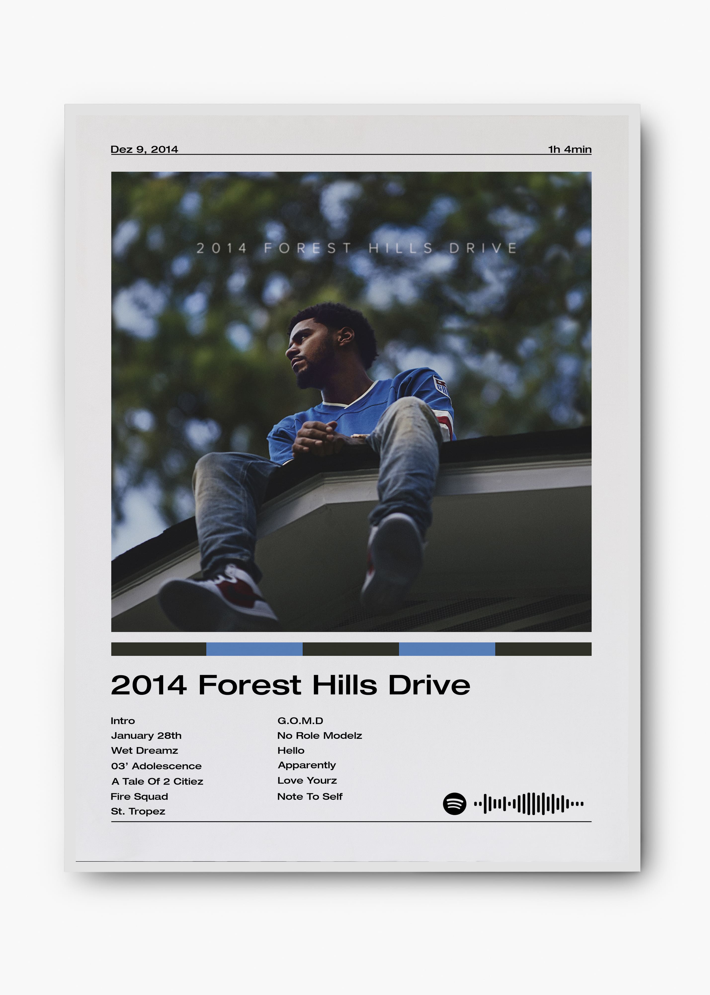 Quadro J. Cole 2014 Forest Hills Drive