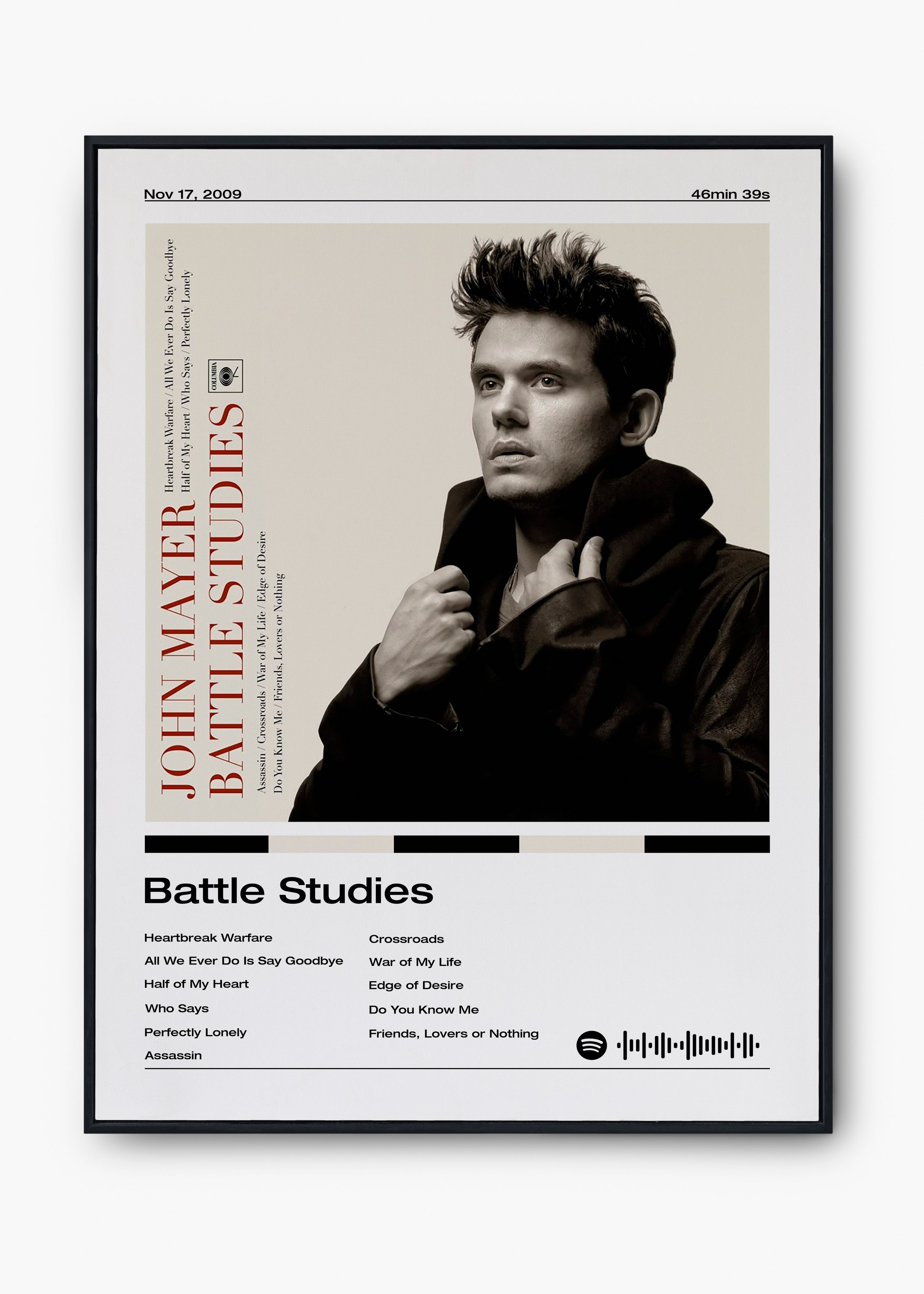Quadro John Mayer Battle Studies