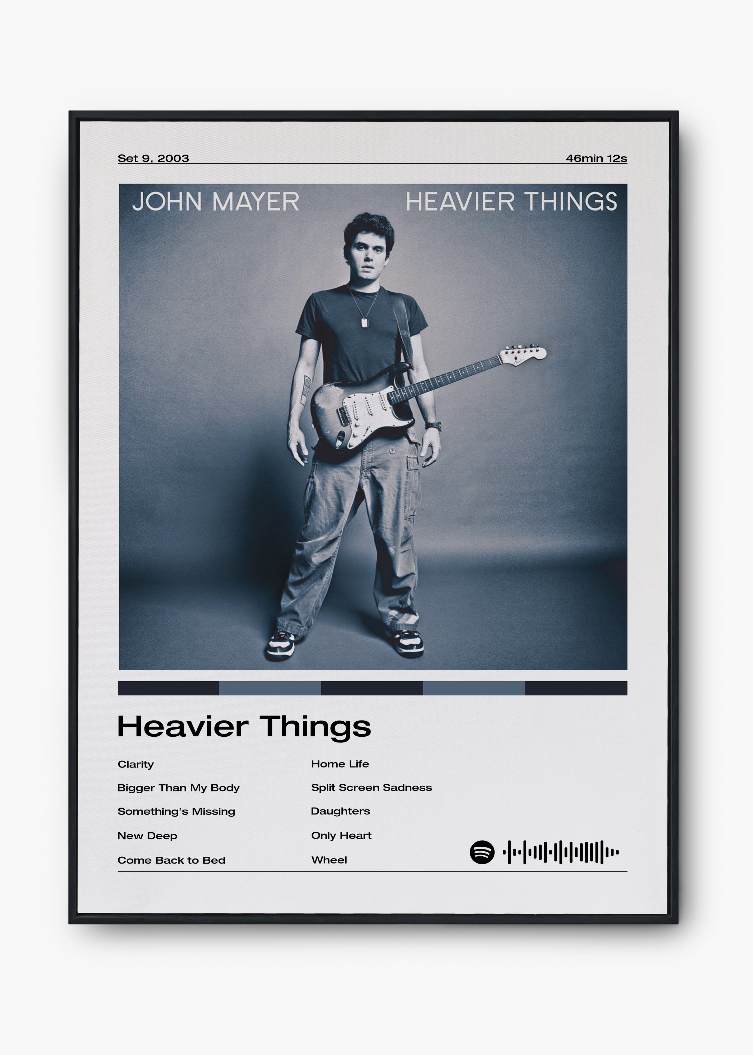 Quadro John Mayer Heavier Things