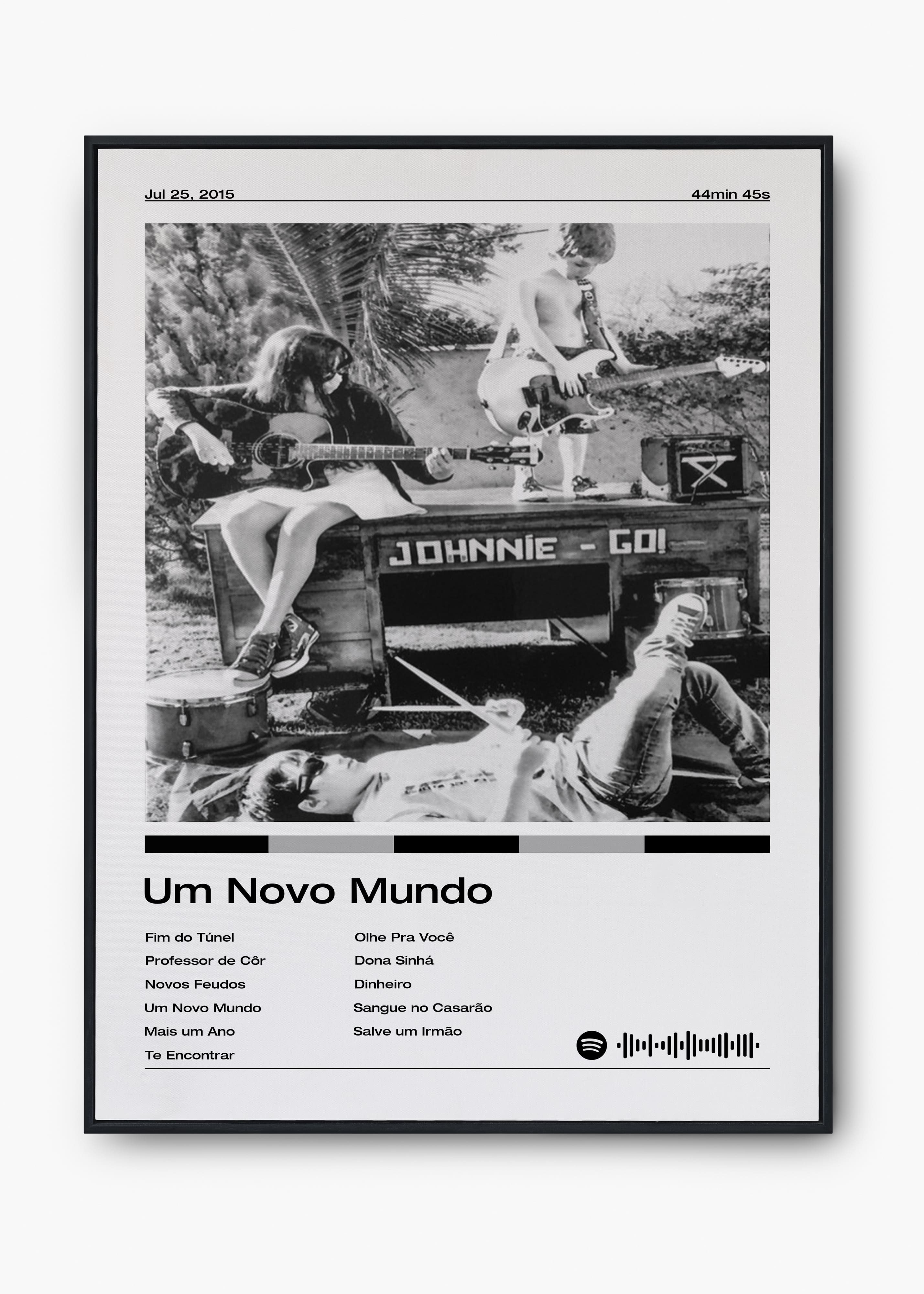 Quadro Johnnie Go! Um Novo Mundo