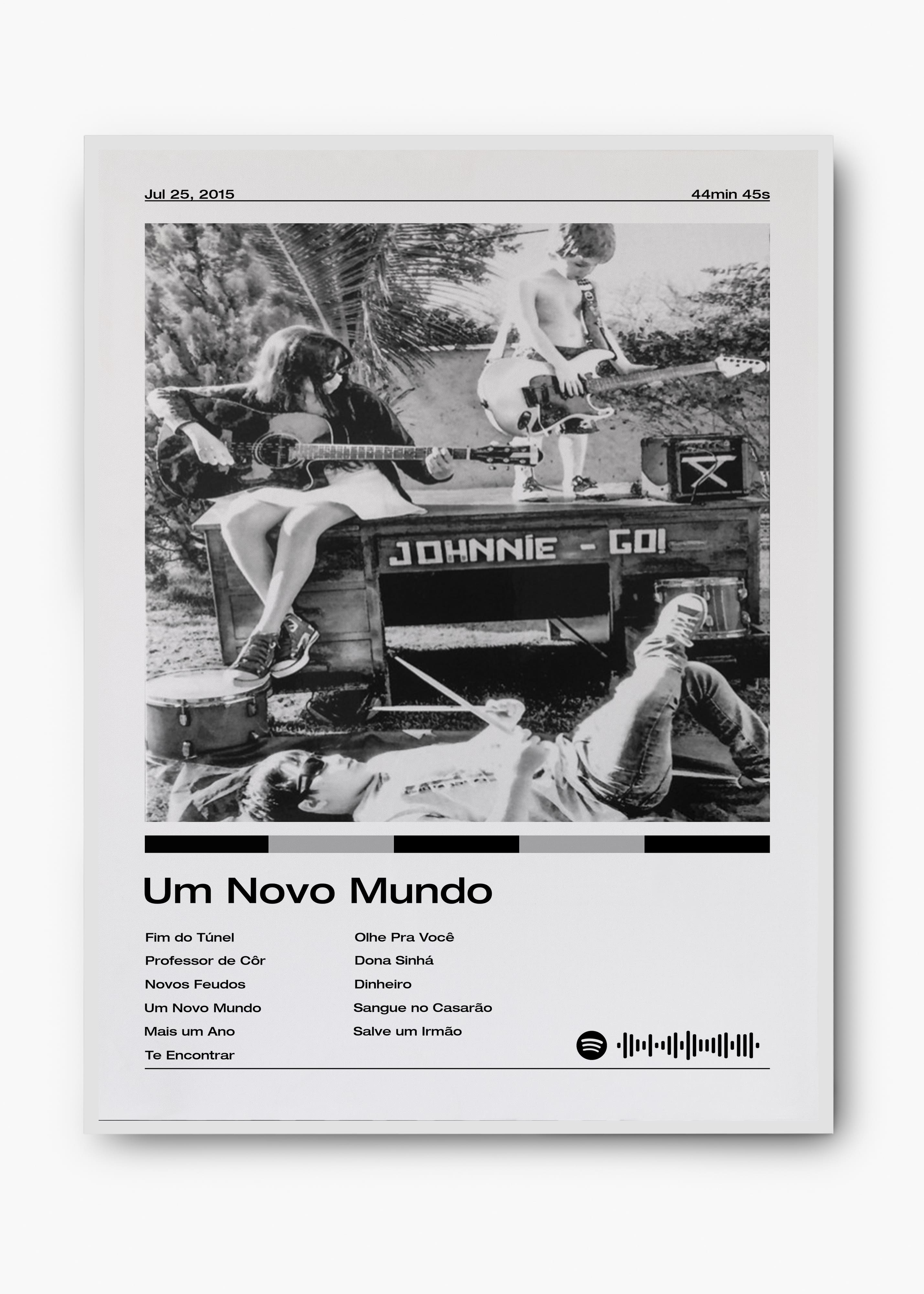 Quadro Johnnie Go! Um Novo Mundo
