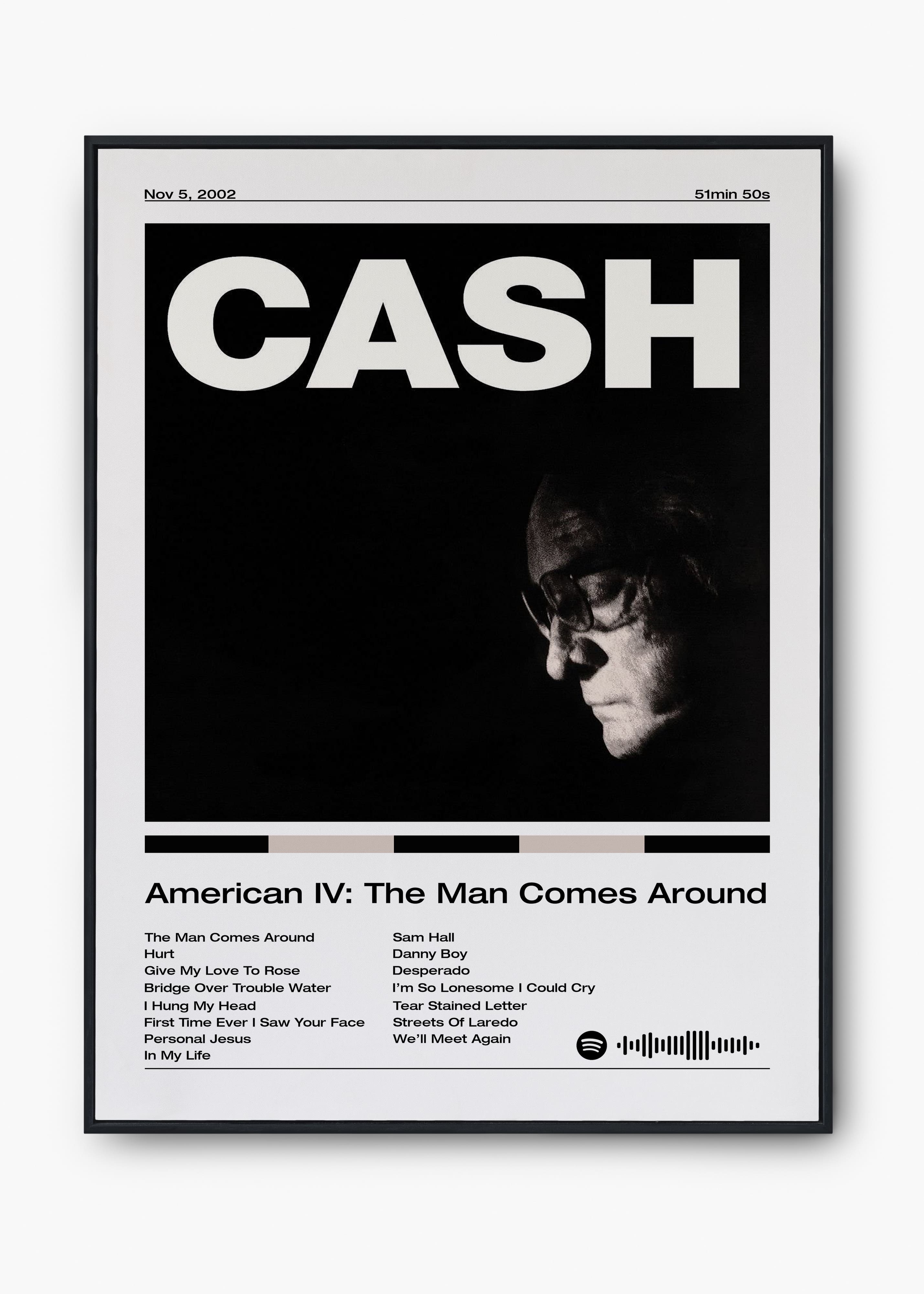 Quadro Johnny Cash American IV: The Man Comes Around