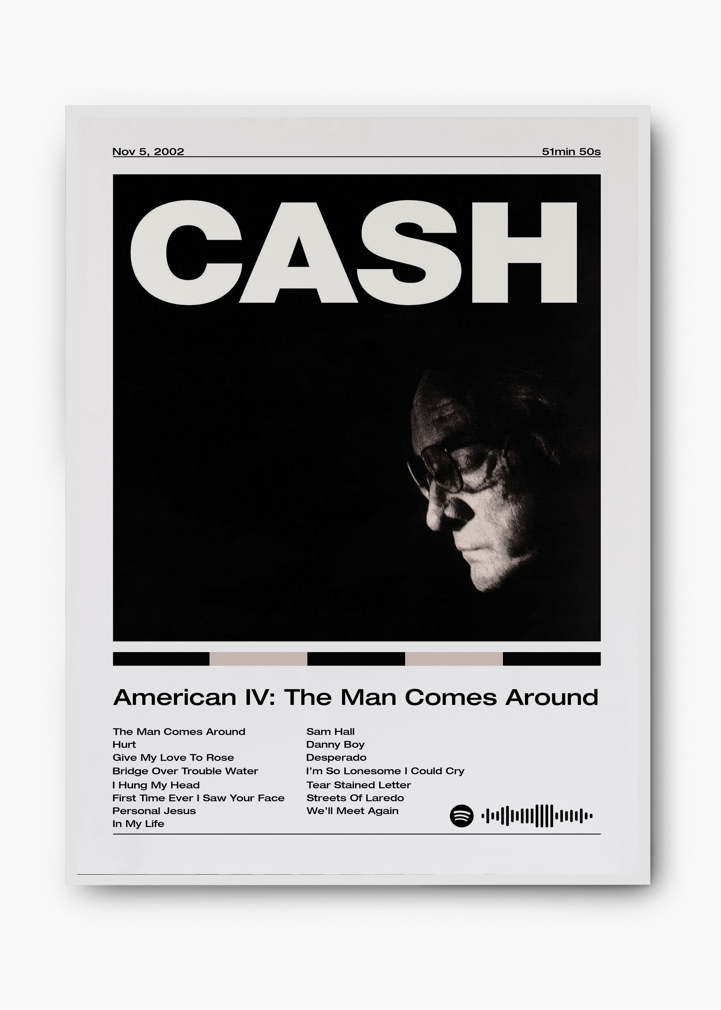 Quadro Johnny Cash American IV: The Man Comes Around