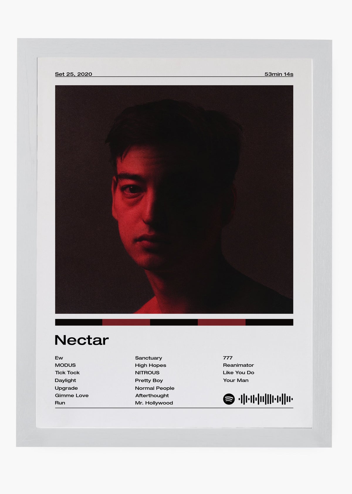 Quadro decorativo Joji Nectar — arte musical para parede | Cübe Quadros