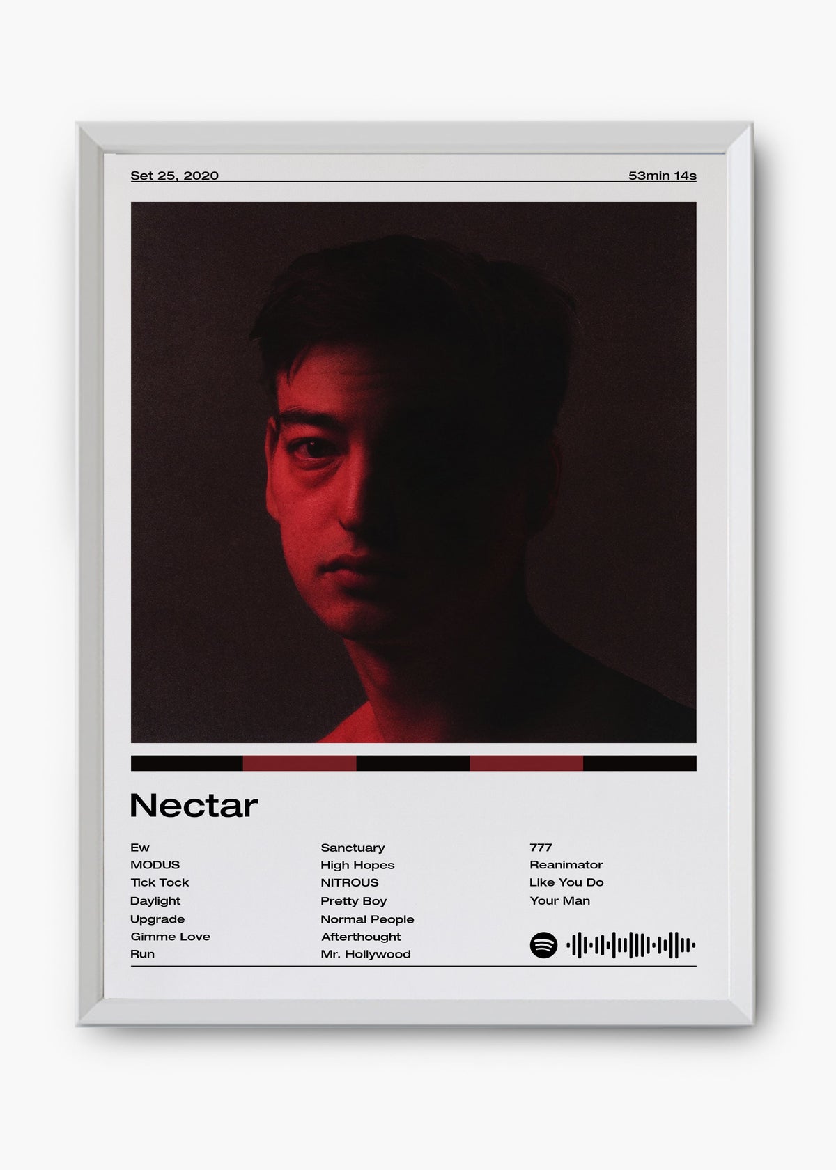 Quadro decorativo Joji Nectar — arte musical para parede | Cübe Quadros
