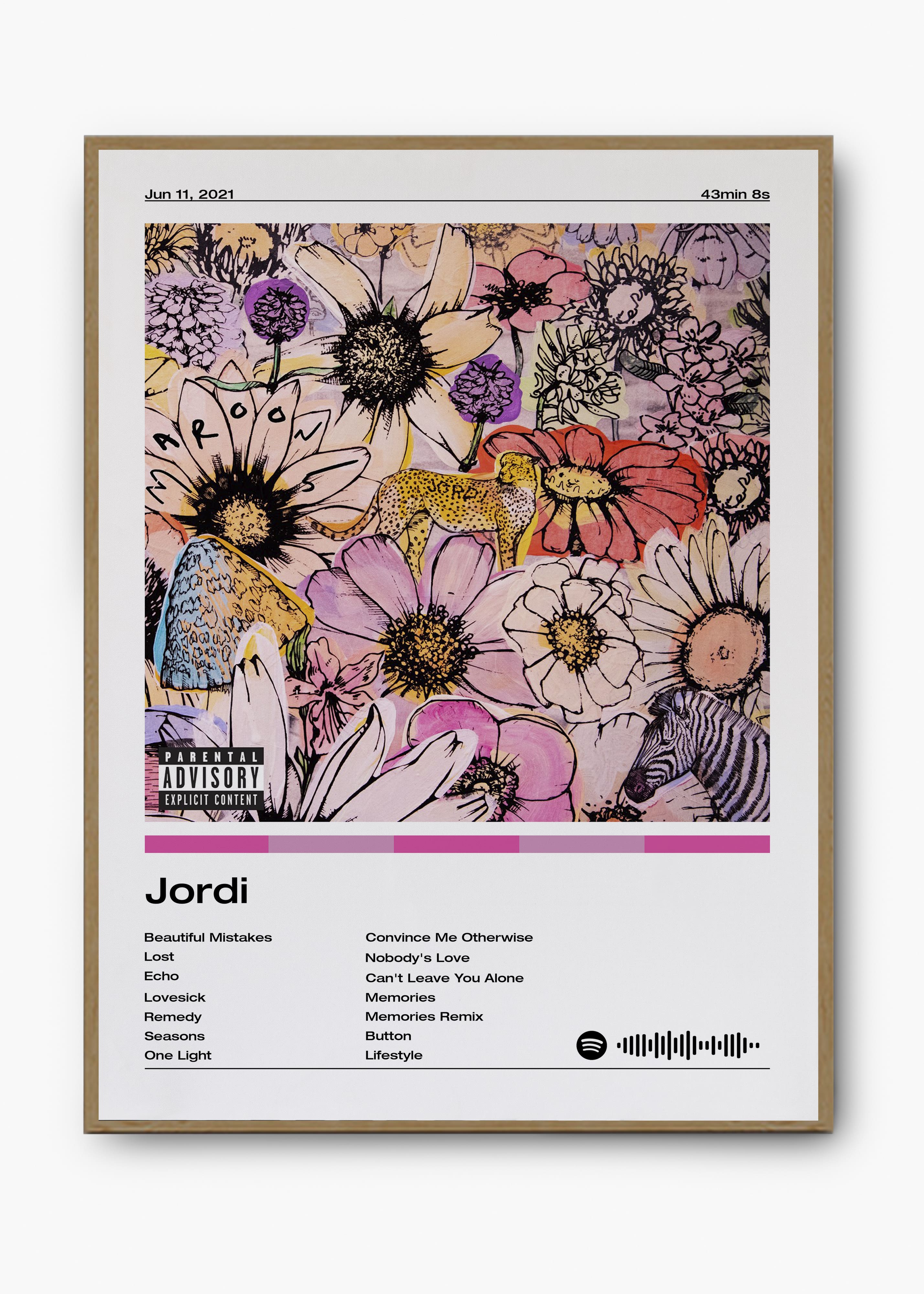 Quadro decorativo Jordi — arte musical para parede | Cübe Quadros