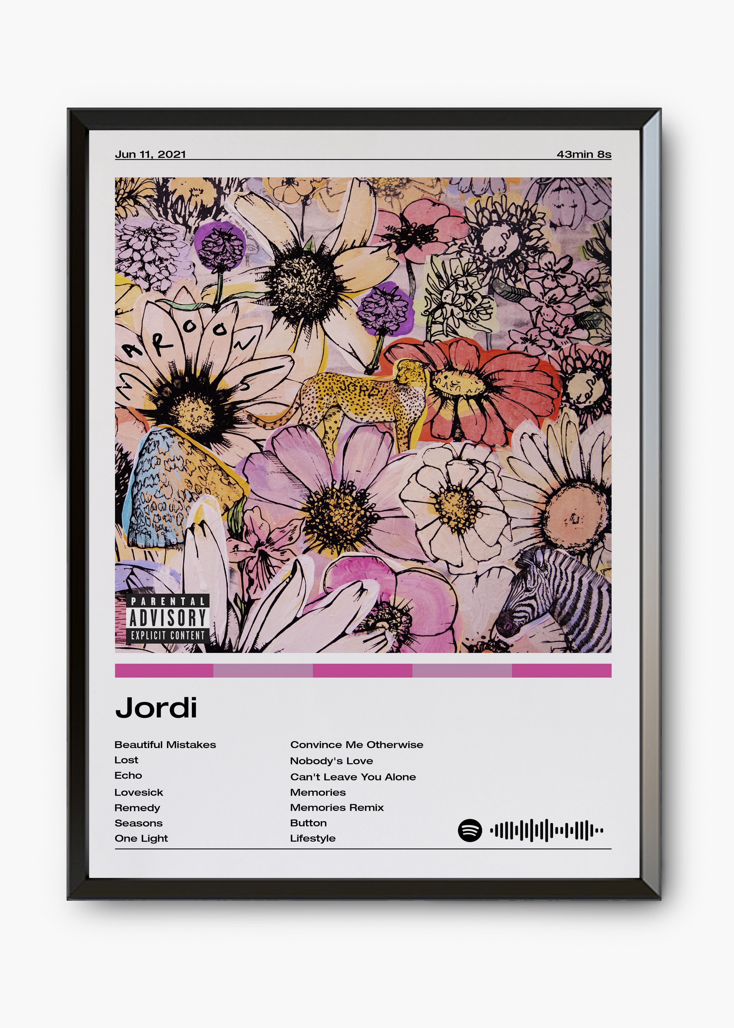 Quadro decorativo Jordi — arte musical para parede | Cübe Quadros