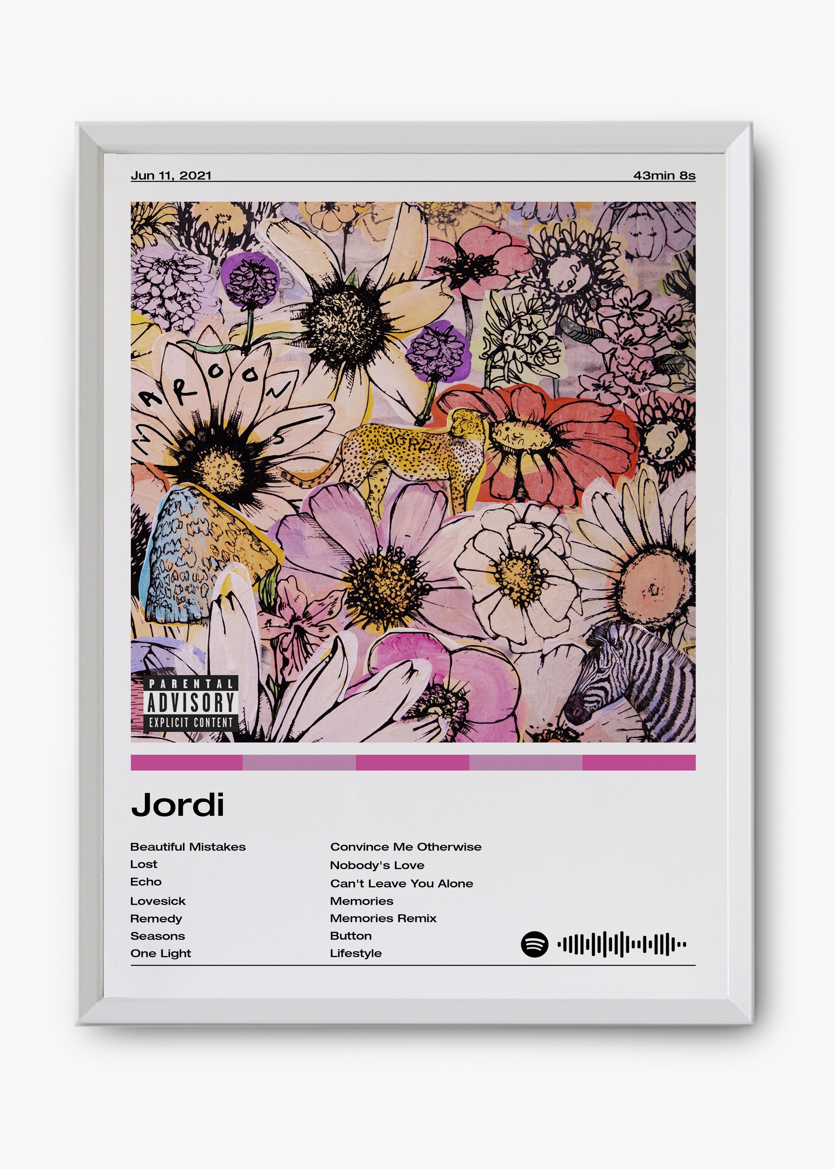 Quadro decorativo Jordi — arte musical para parede | Cübe Quadros