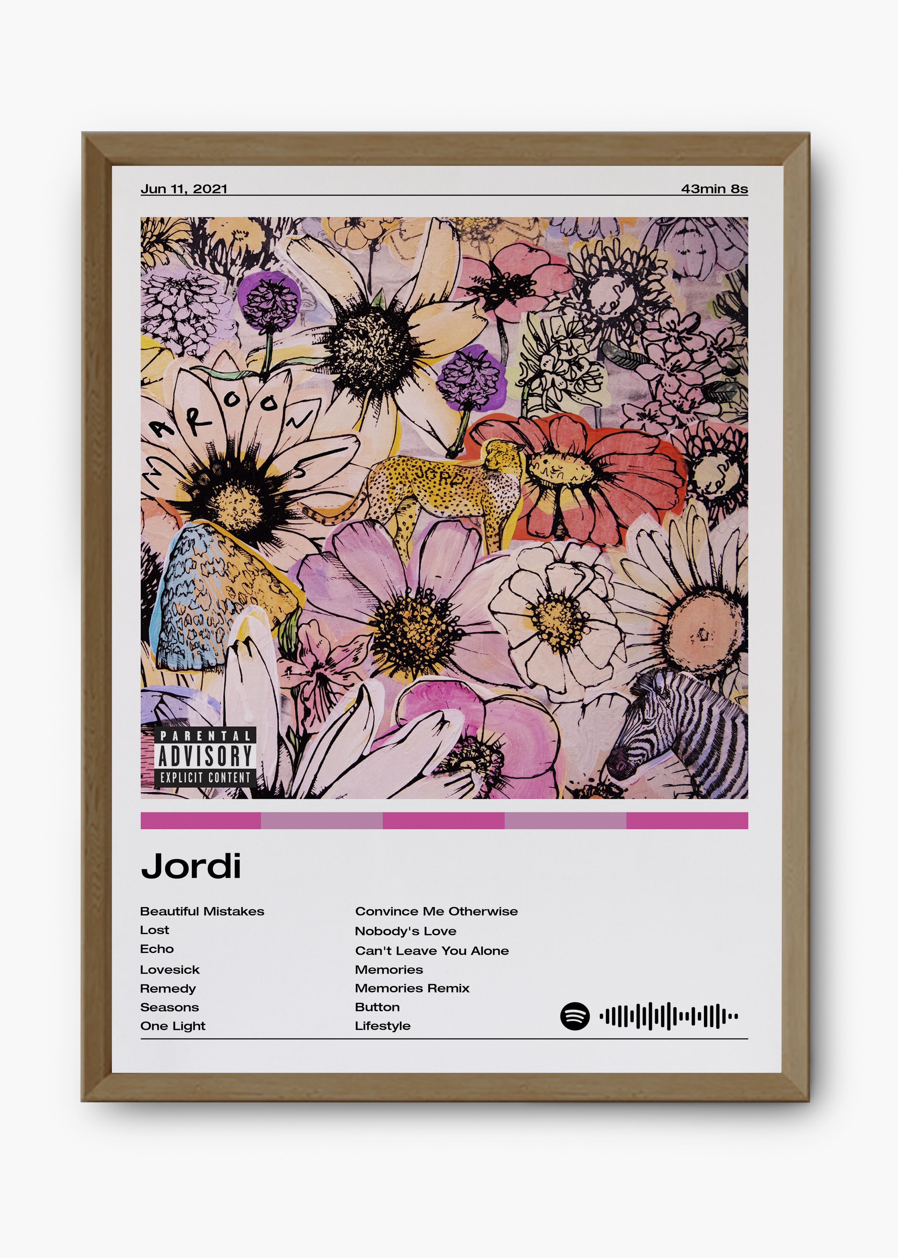 Quadro decorativo Jordi — arte musical para parede | Cübe Quadros