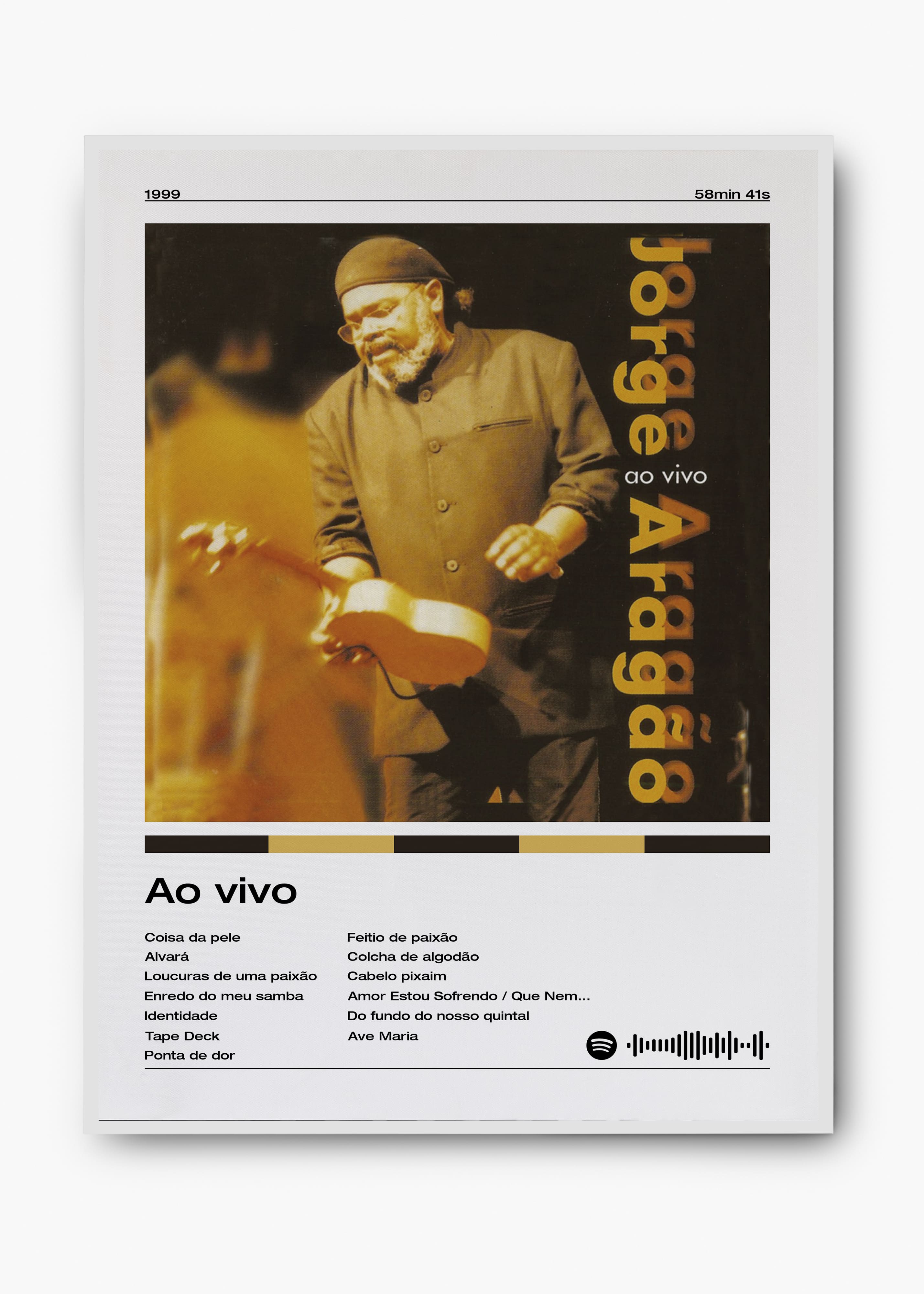Quadro Jorge Aragão Ao Vivo