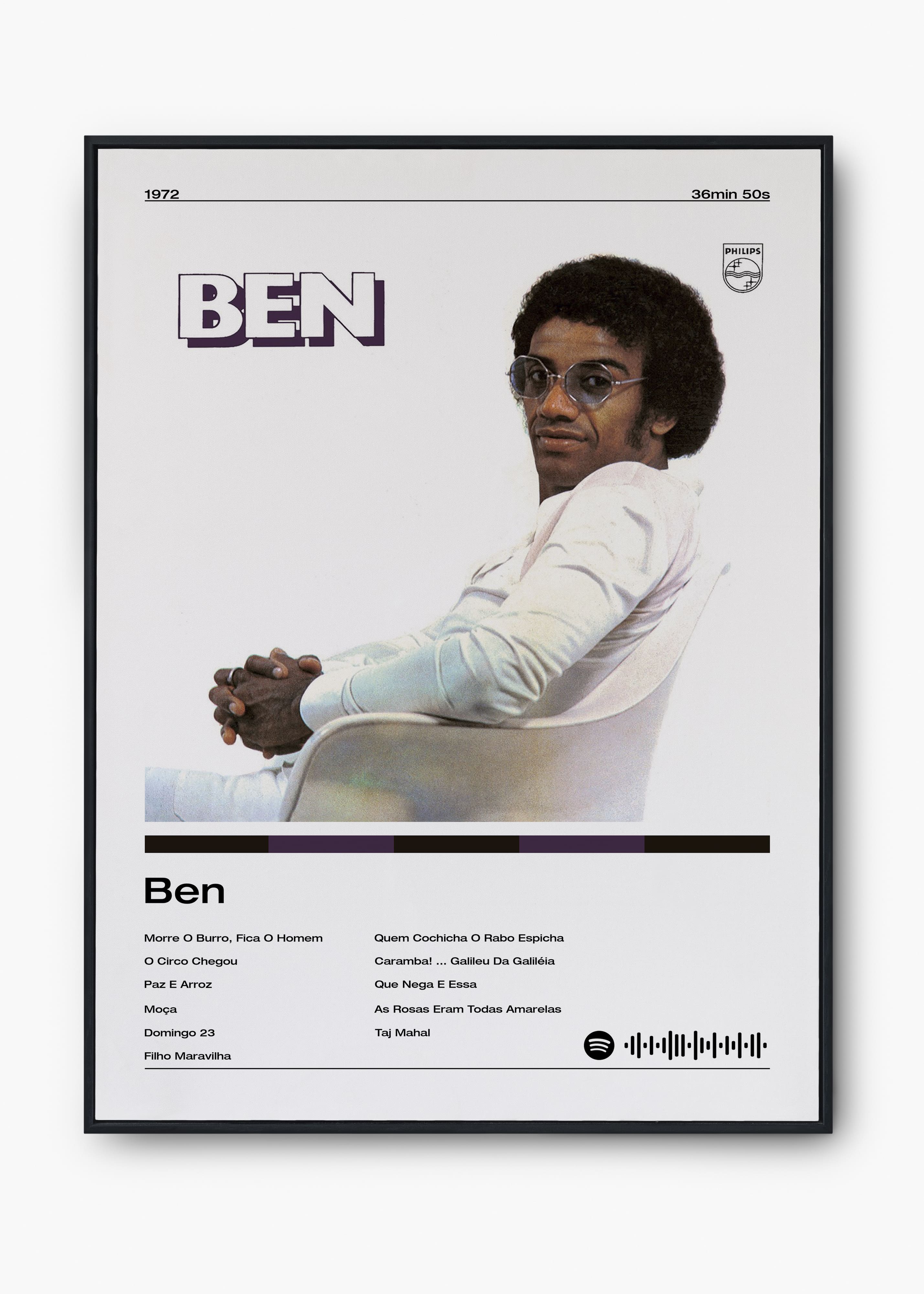 Quadro Jorge Ben Ben