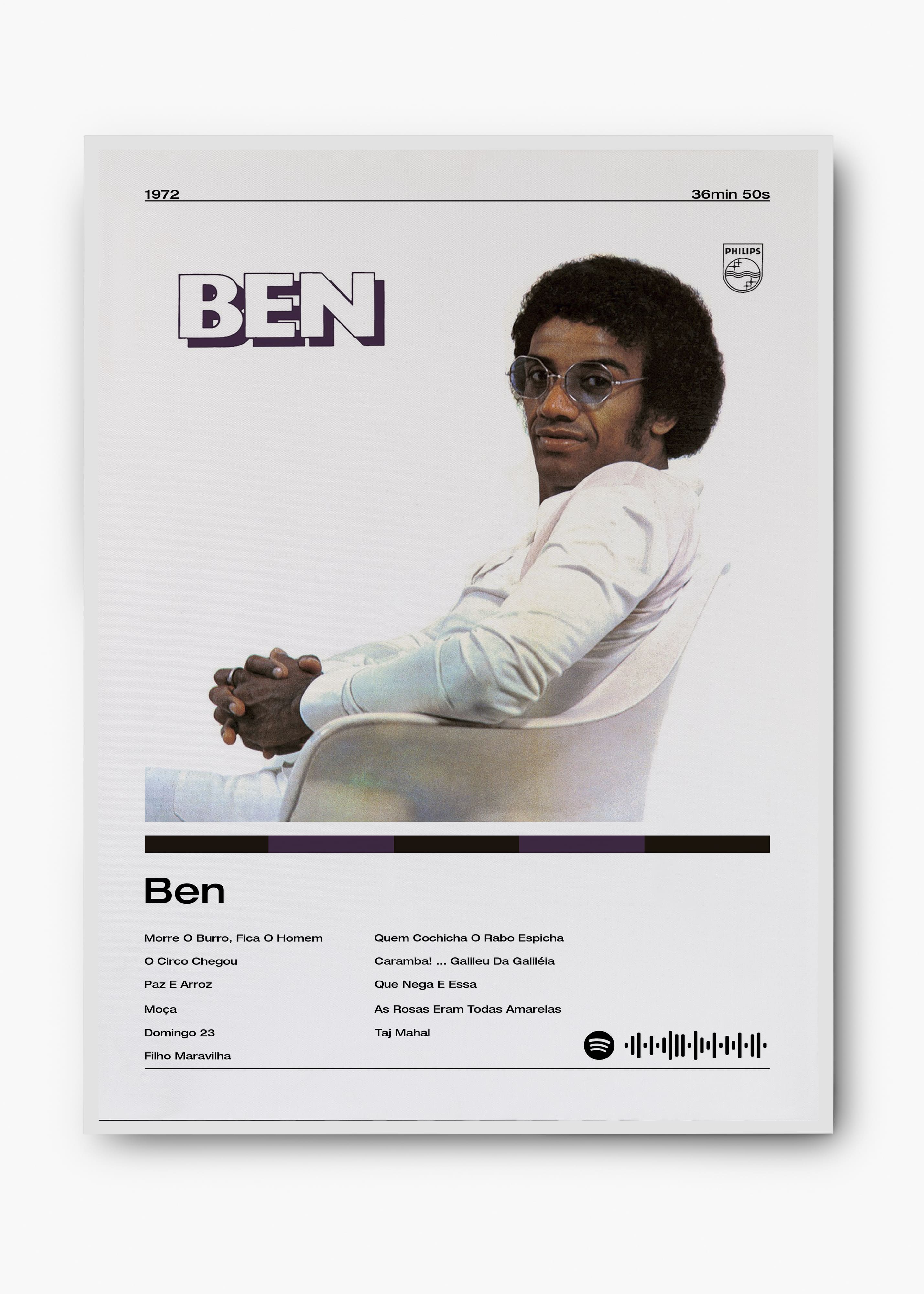 Quadro Jorge Ben Ben