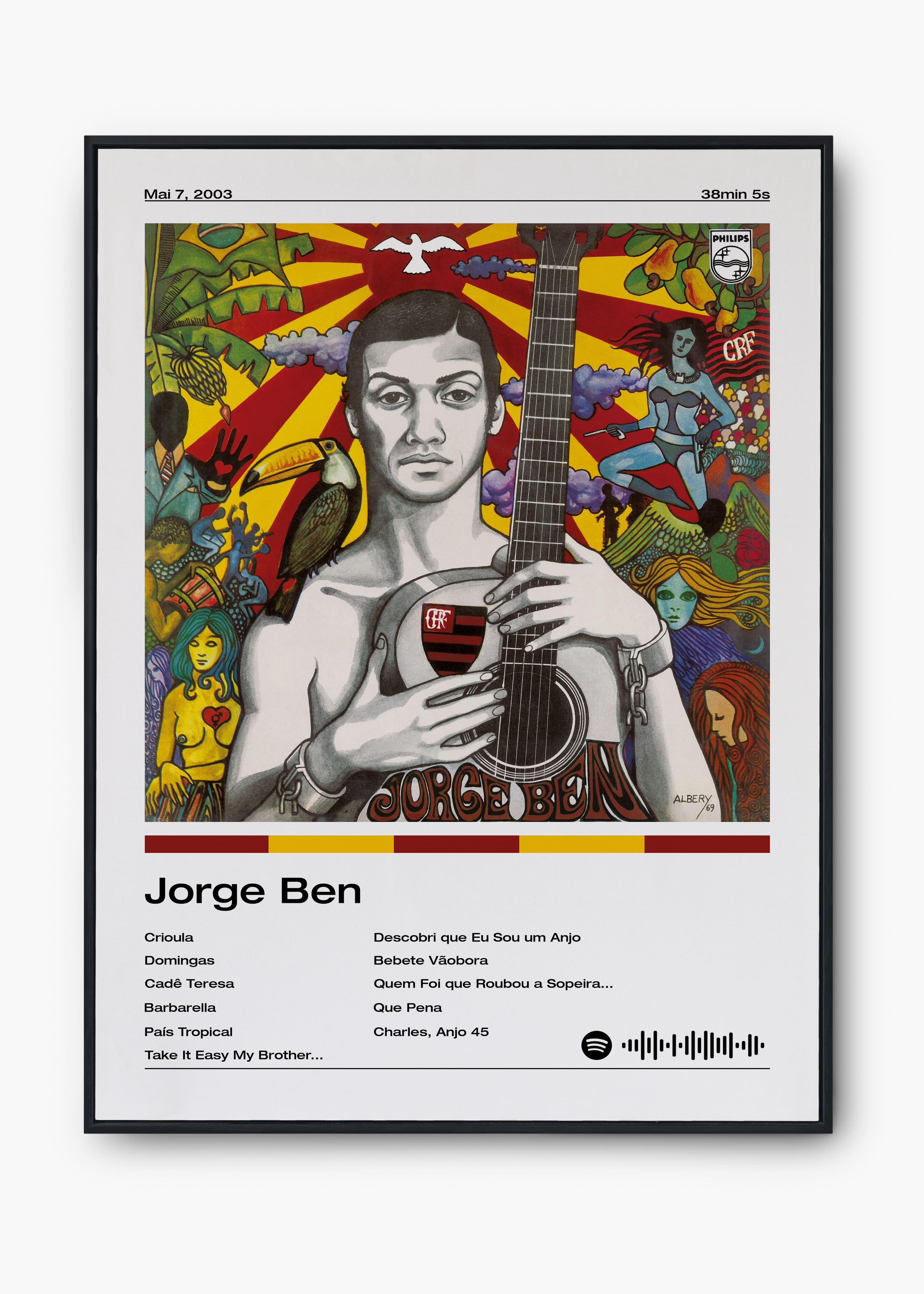 Quadro Jorge Ben Jorge Ben