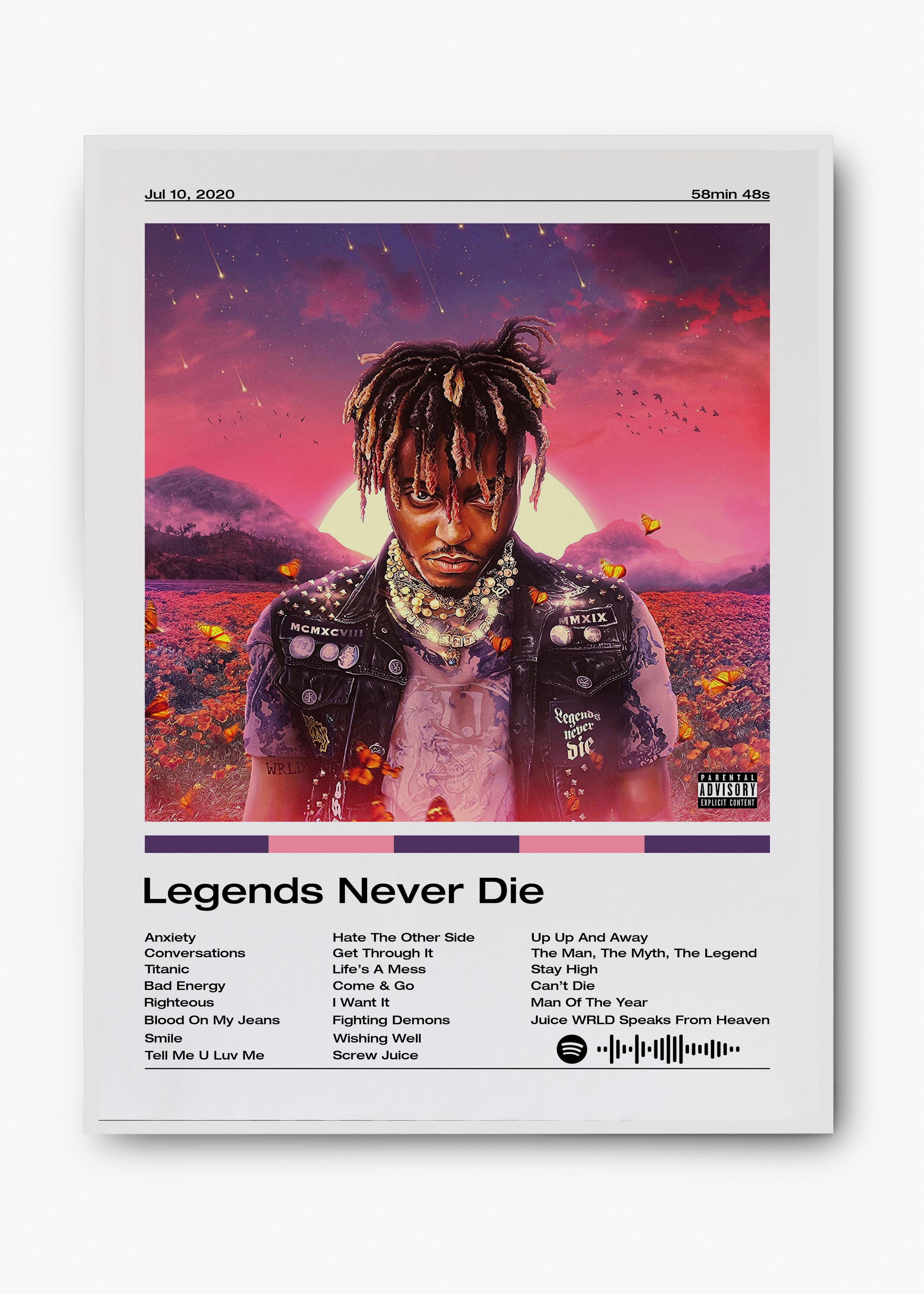 Quadro Juice WRLD Legends Never Die