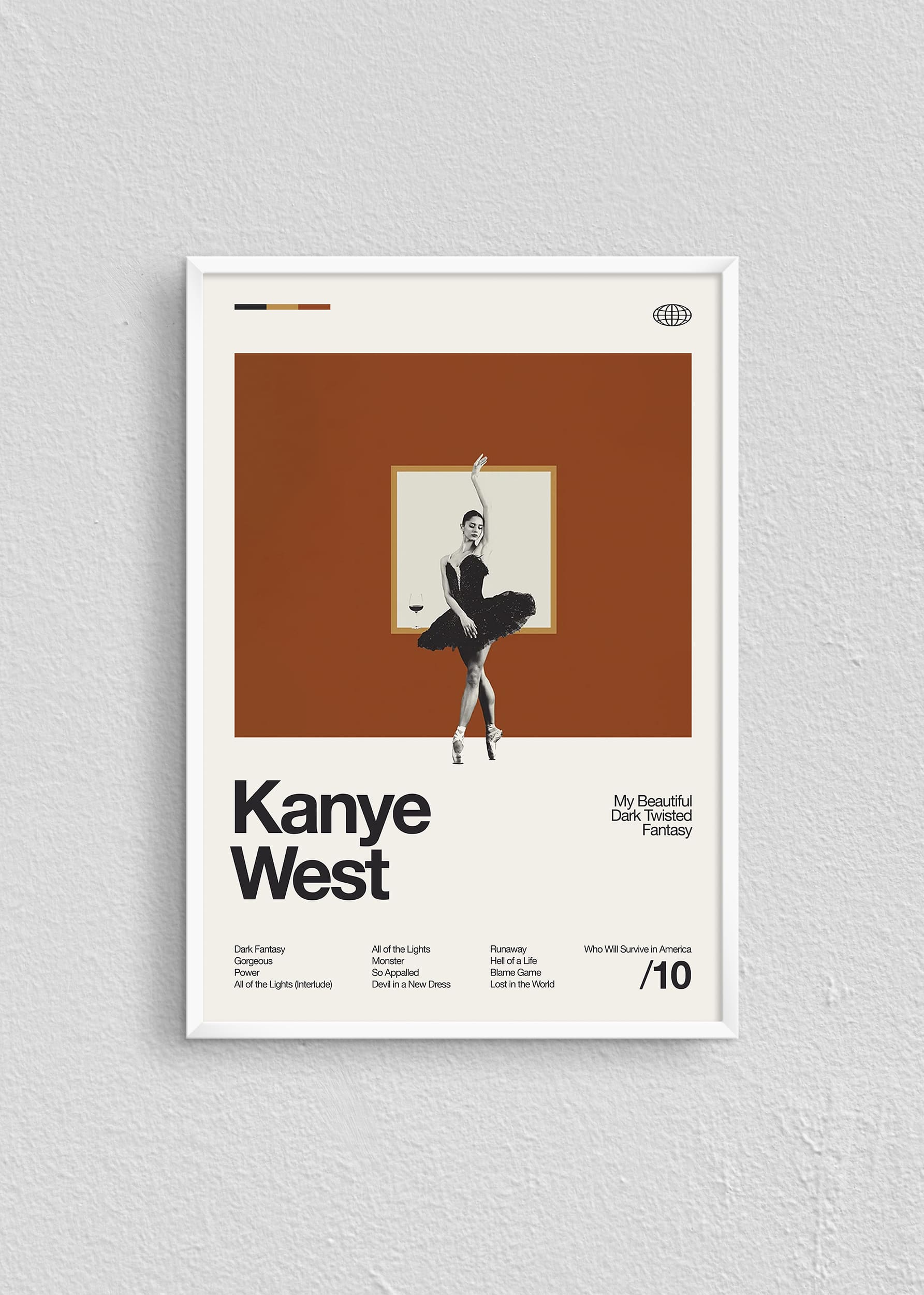 Quadro Kanye West My Beautiful Dark Twisted Fantasy
