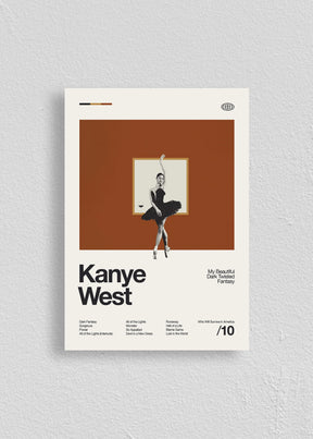 Quadro Kanye West My Beautiful Dark Twisted Fantasy