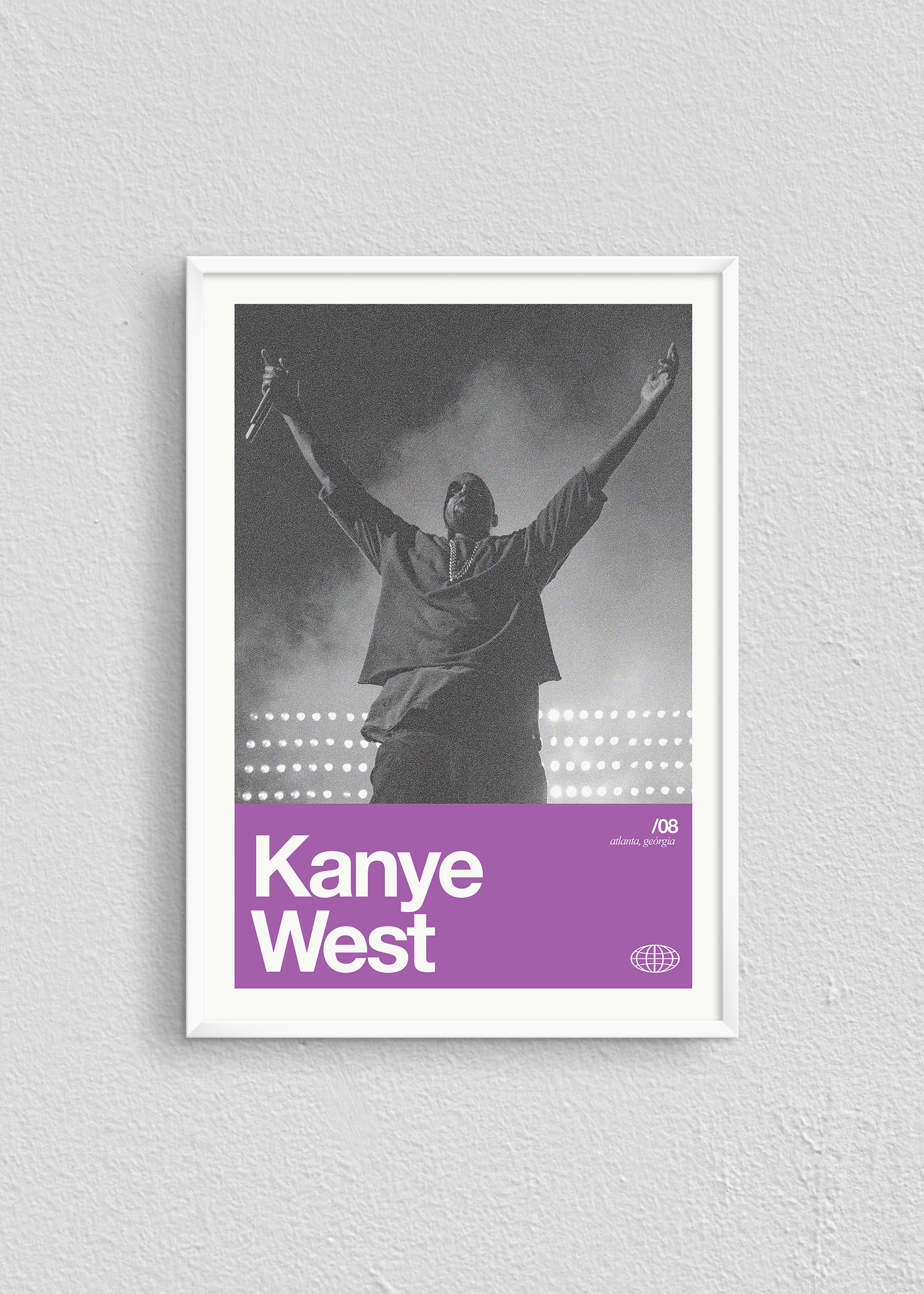 Quadro Kanye West Silver