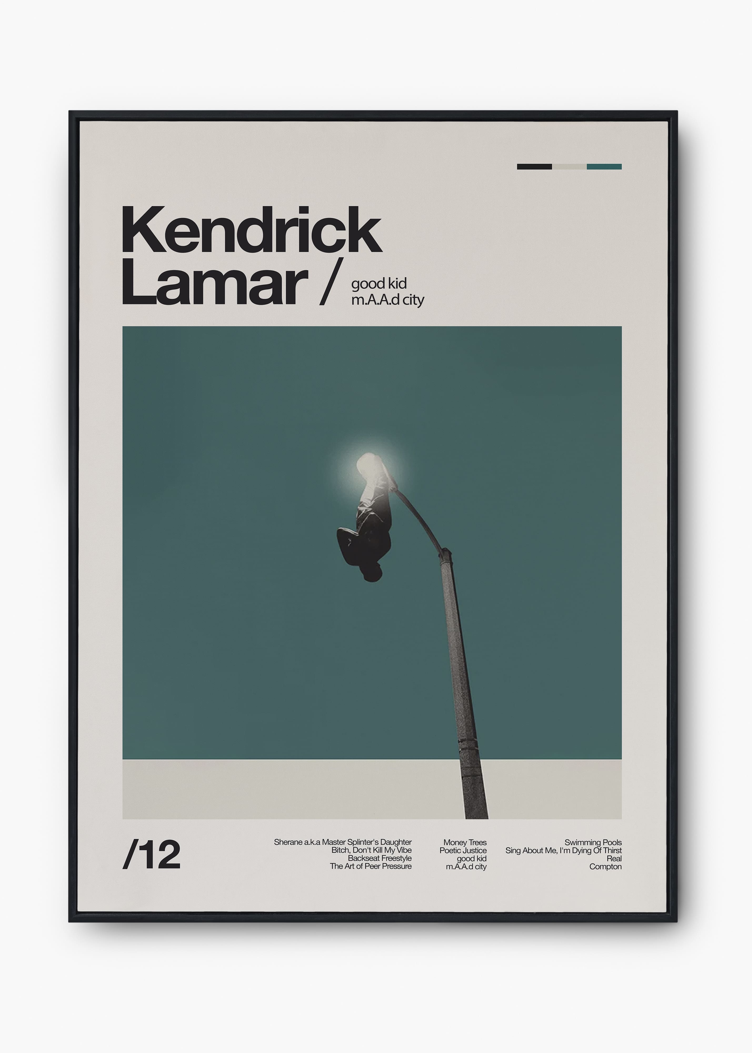 Quadro Kendrick Lamar Good Kid, M.A.A.D City