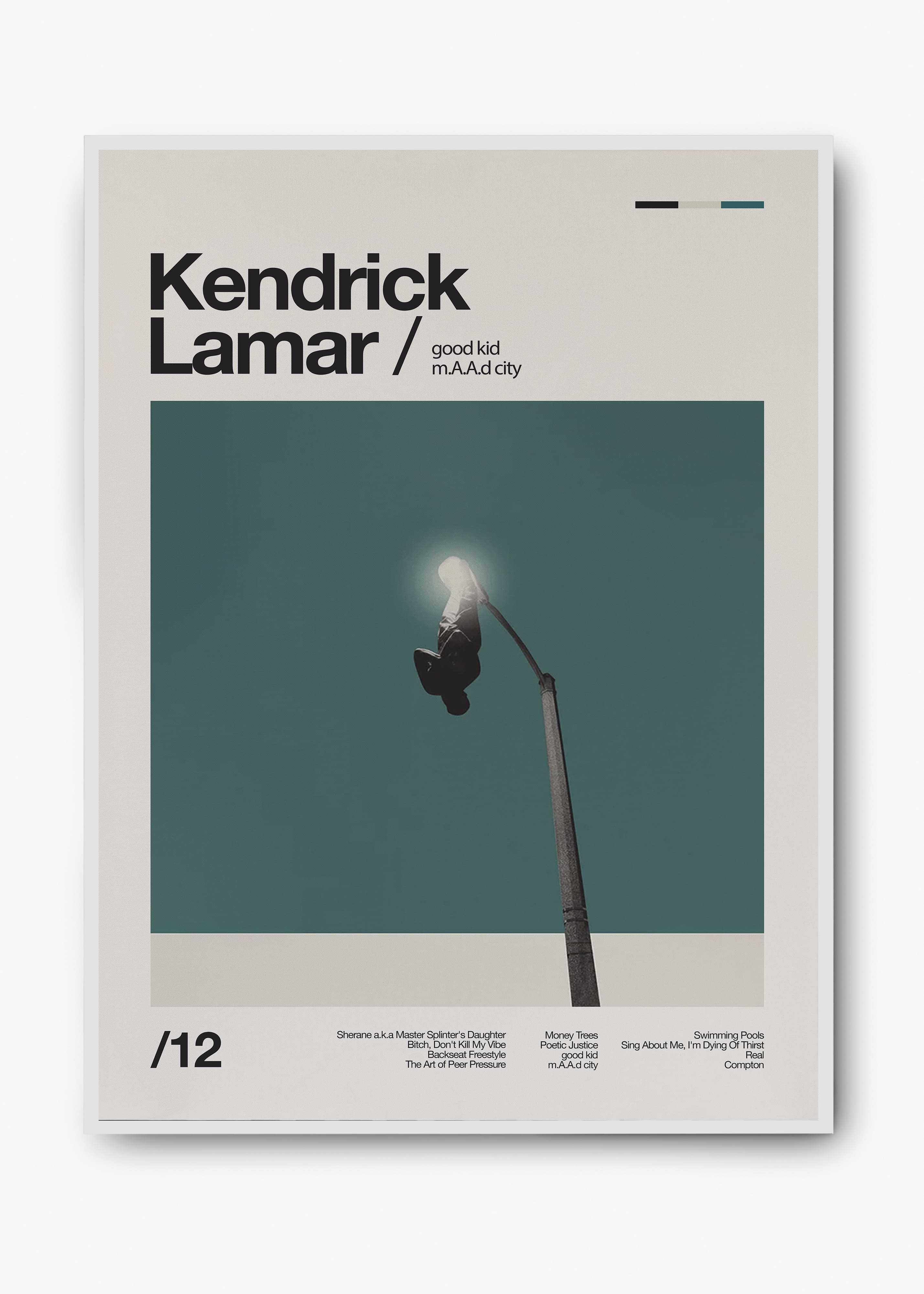 Quadro Kendrick Lamar Good Kid, M.A.A.D City