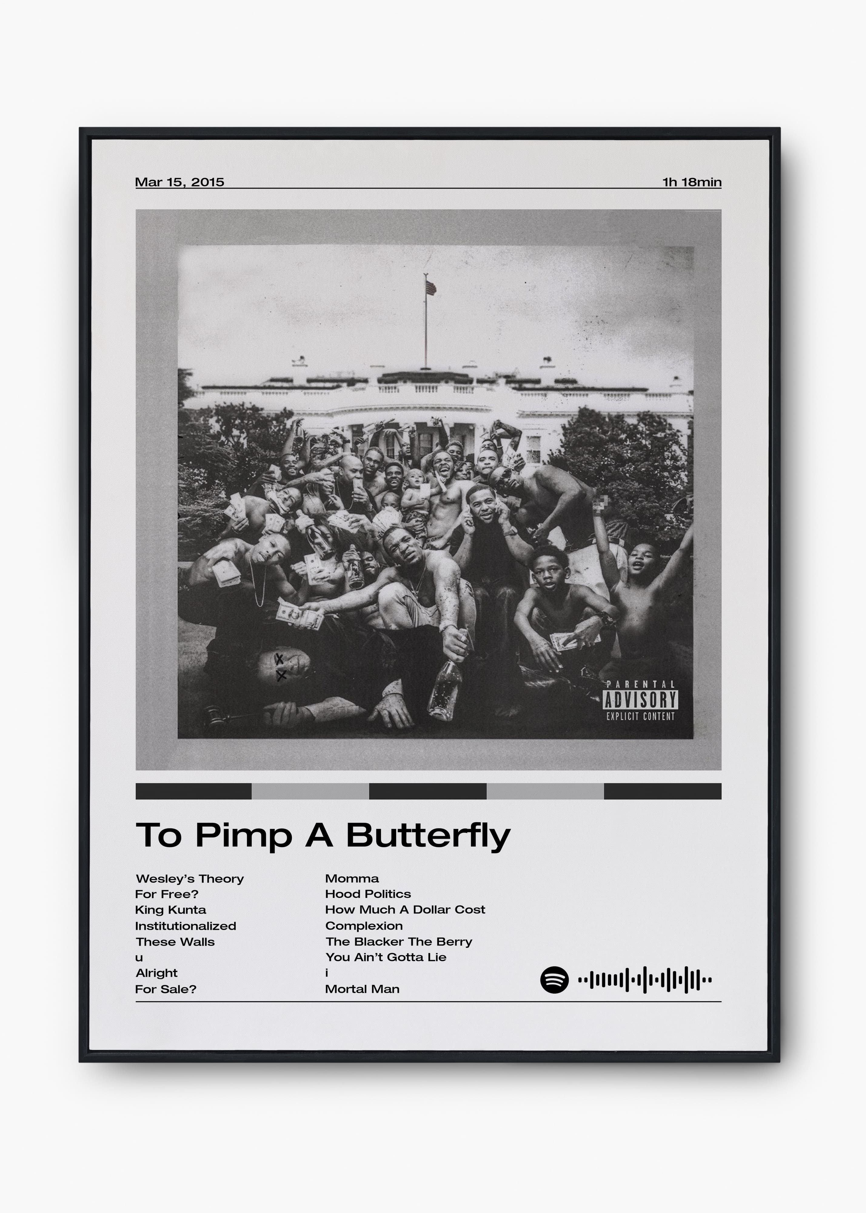 Quadro Kendrick Lamar To Pimp a Butterfly