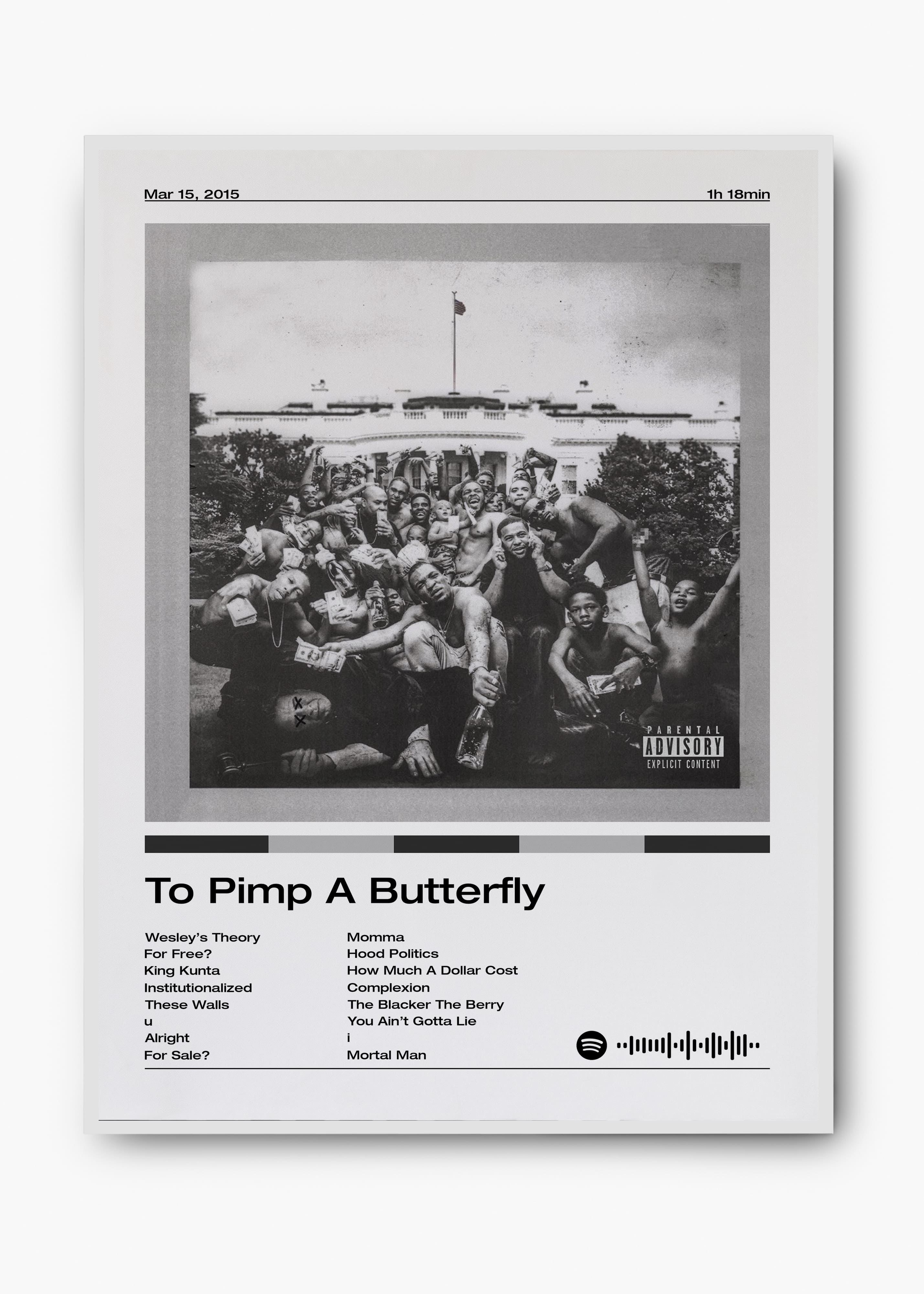 Quadro Kendrick Lamar To Pimp a Butterfly