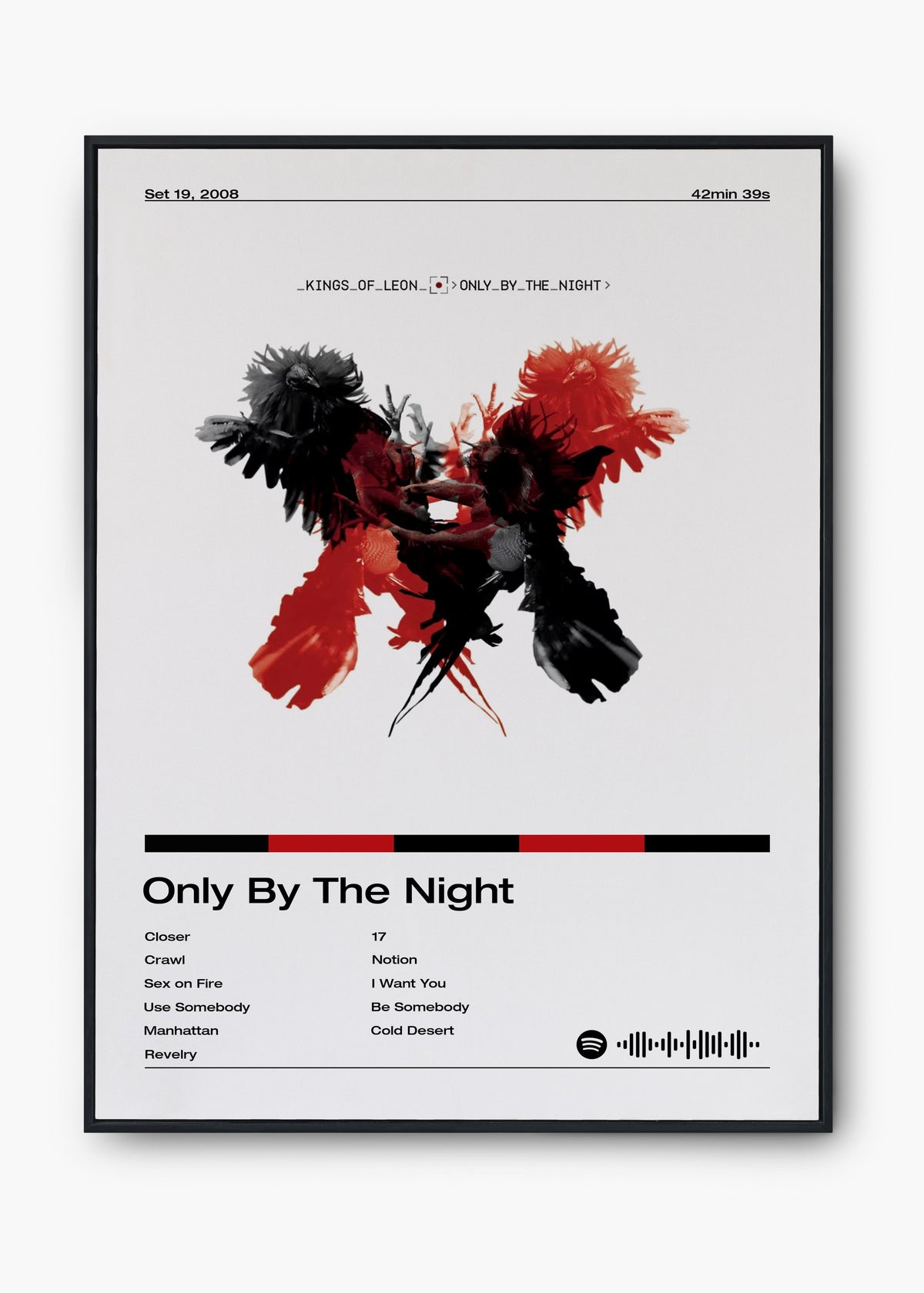 Quadro Kings Of Leon Only By The Night