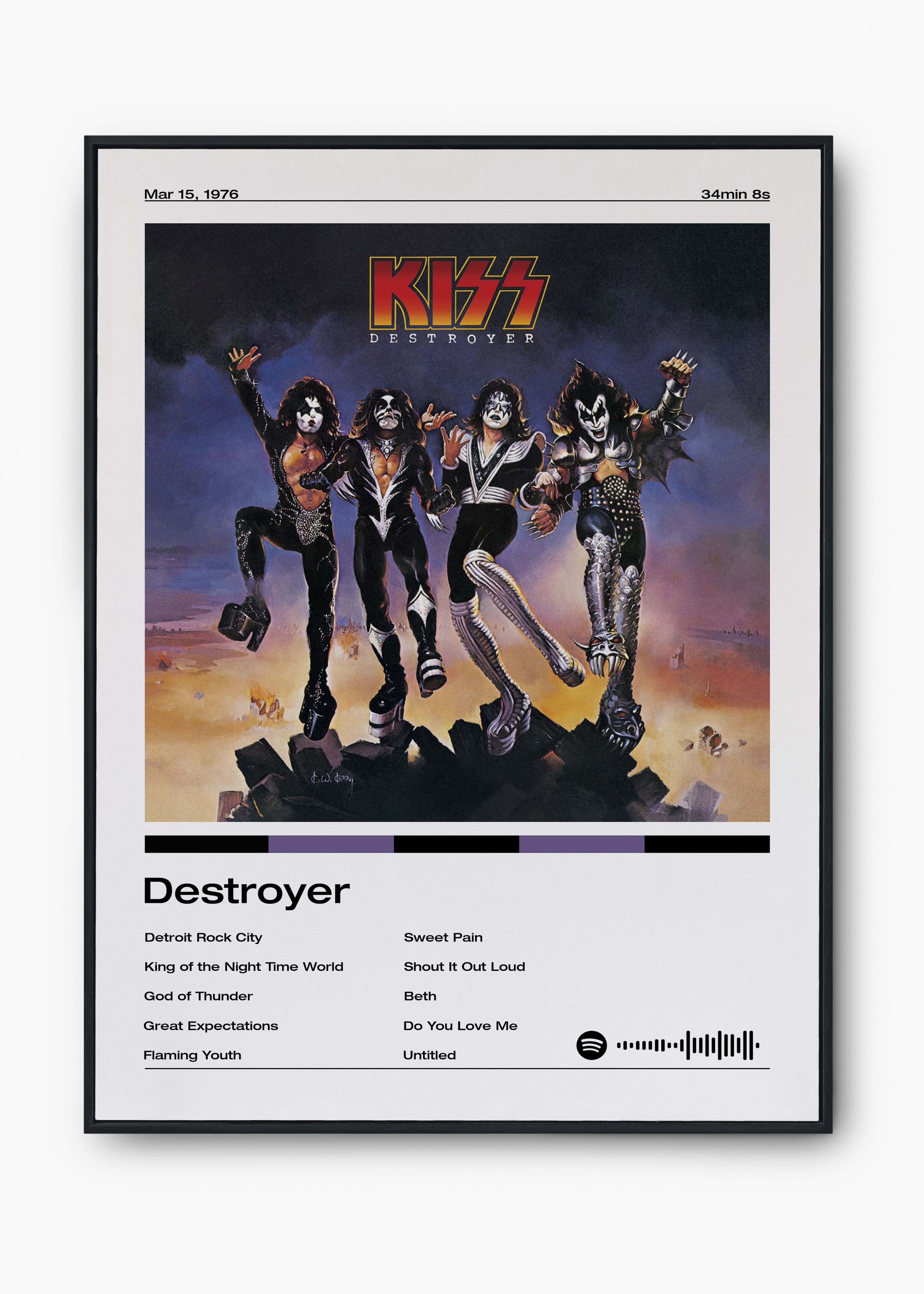 Quadro Kiss Destroyer