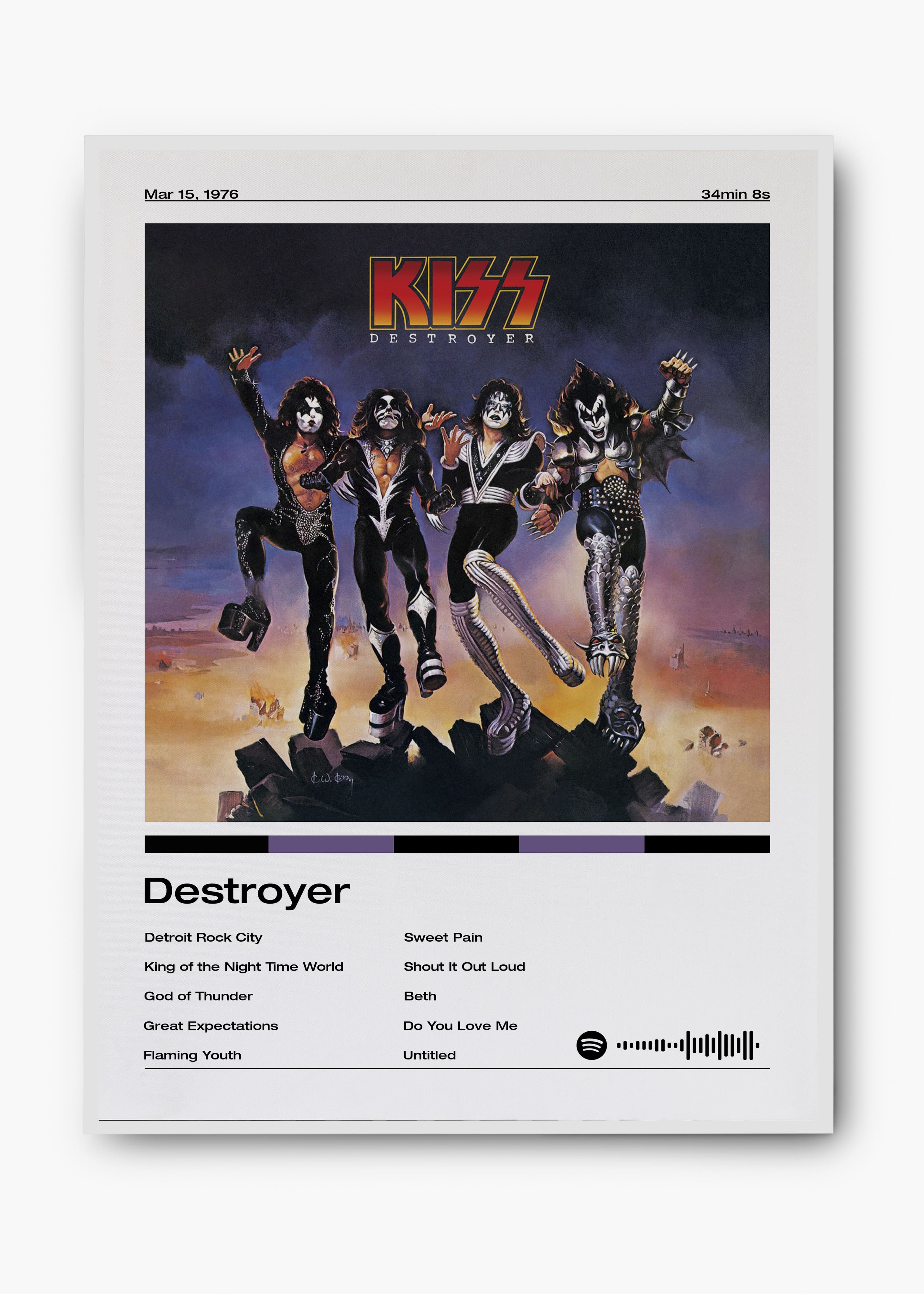 Quadro Kiss Destroyer