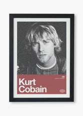 Quadro Kurt Cobain Silver