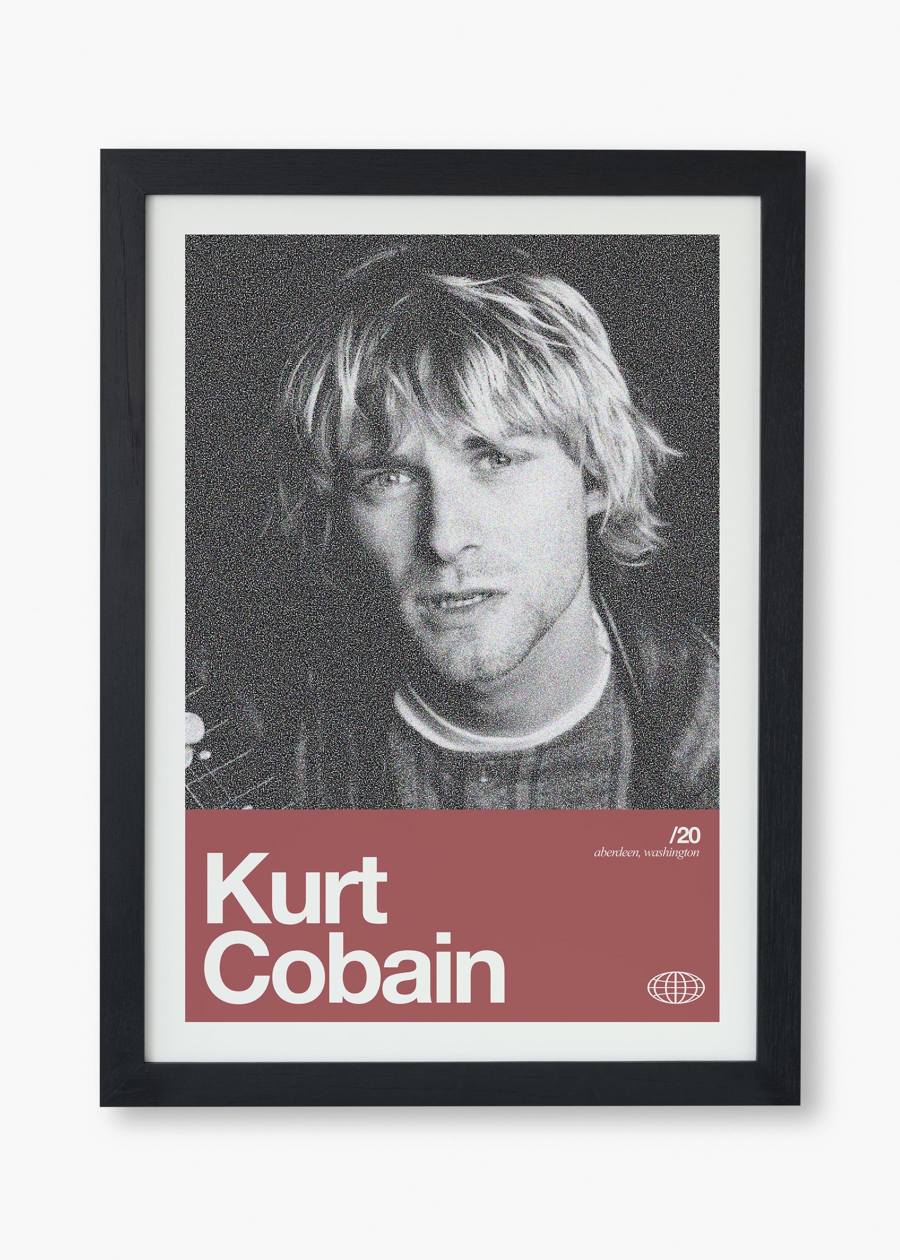 Quadro Kurt Cobain Silver