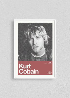 Quadro Kurt Cobain Silver