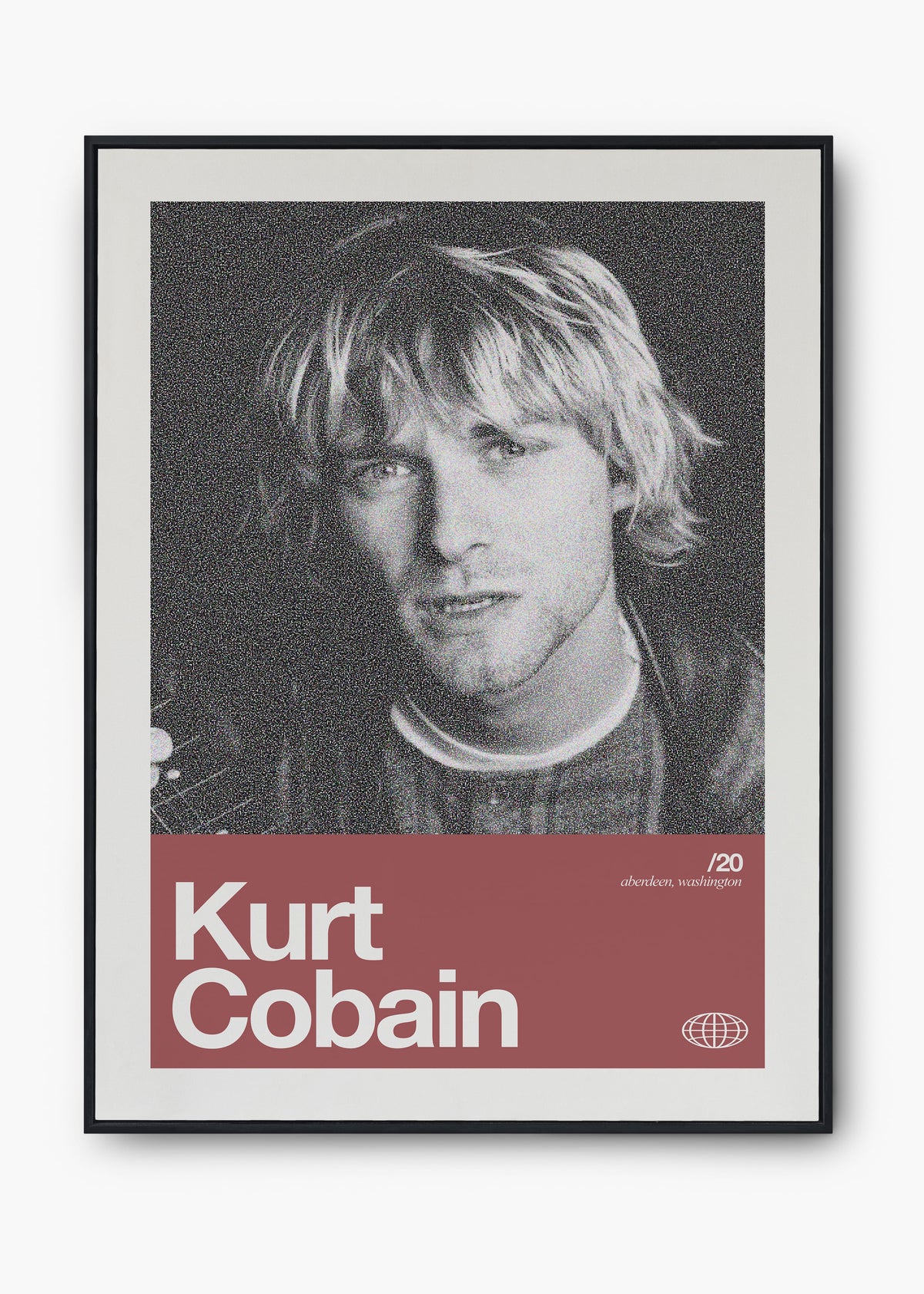 Quadro Kurt Cobain Silver