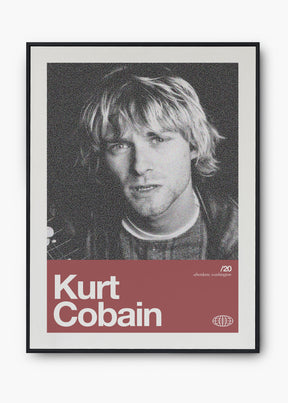 Quadro Kurt Cobain Silver