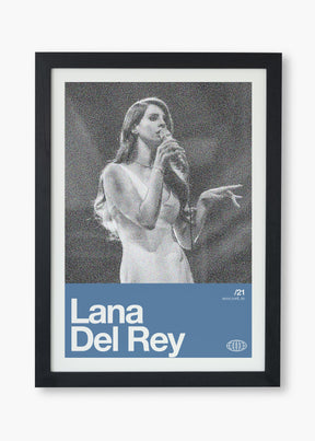 Quadro Lana Del Rey Silver