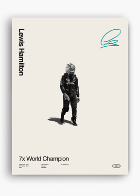 Quadro Lewis Hamilton World Champion