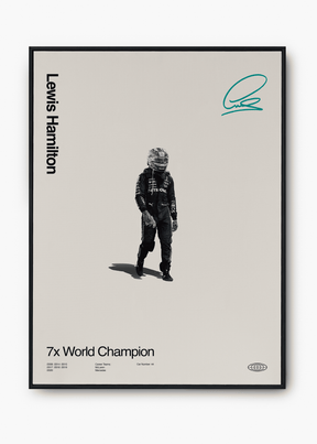 Quadro Lewis Hamilton World Champion