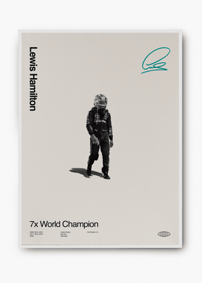 Quadro Lewis Hamilton World Champion
