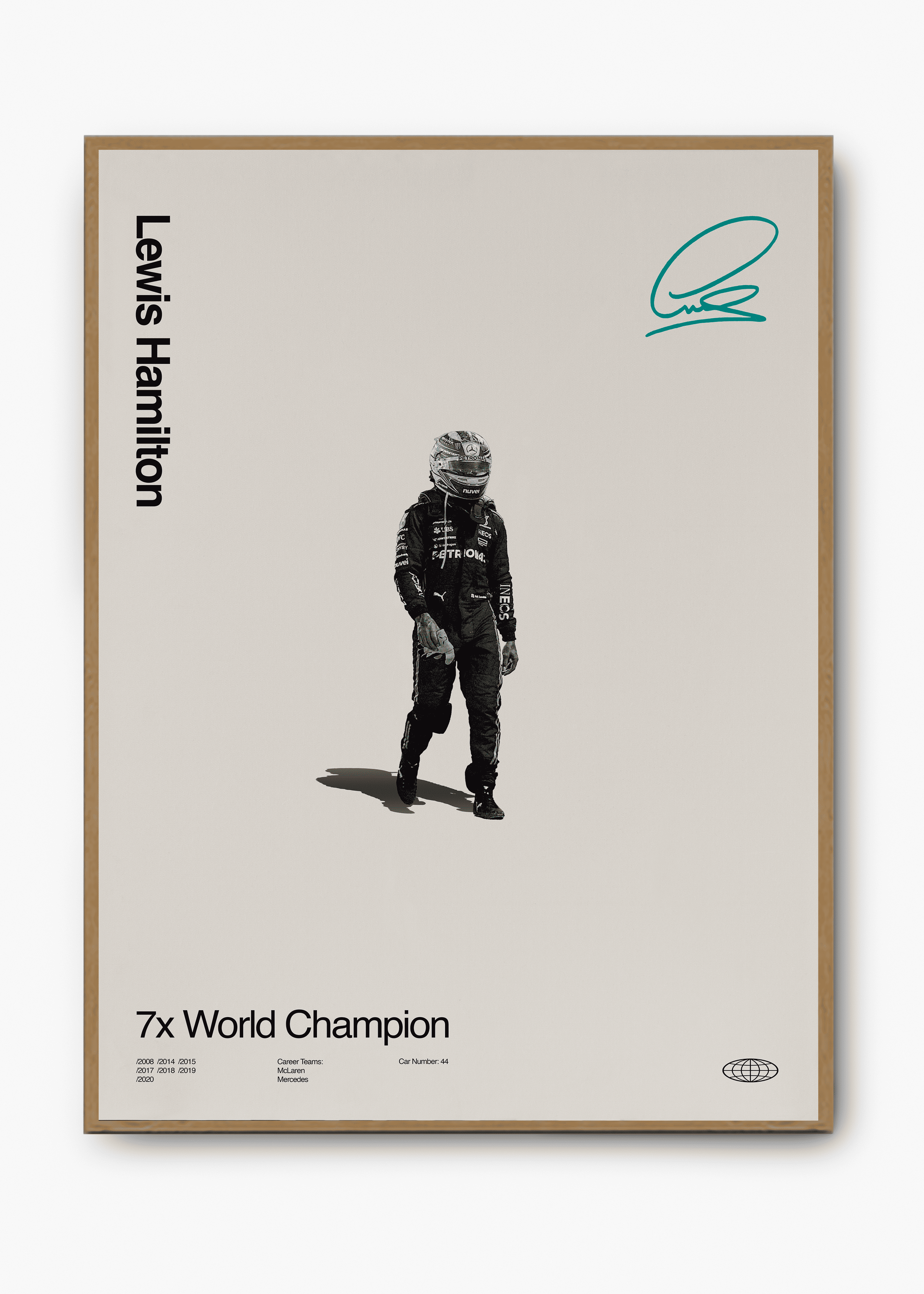 Quadro Lewis Hamilton World Champion