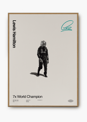Quadro Lewis Hamilton World Champion