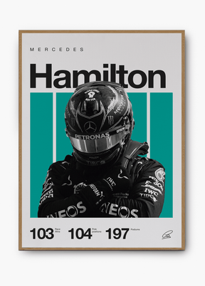 Quadro Lewis Hamilton F1