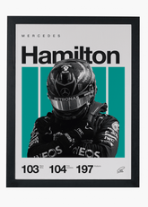 Quadro Lewis Hamilton F1