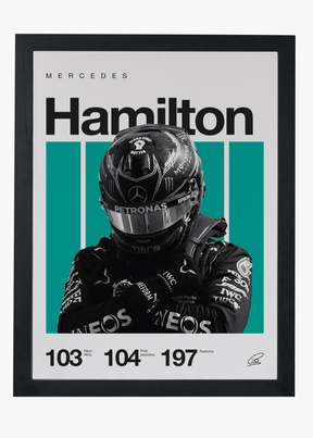 Quadro Lewis Hamilton F1