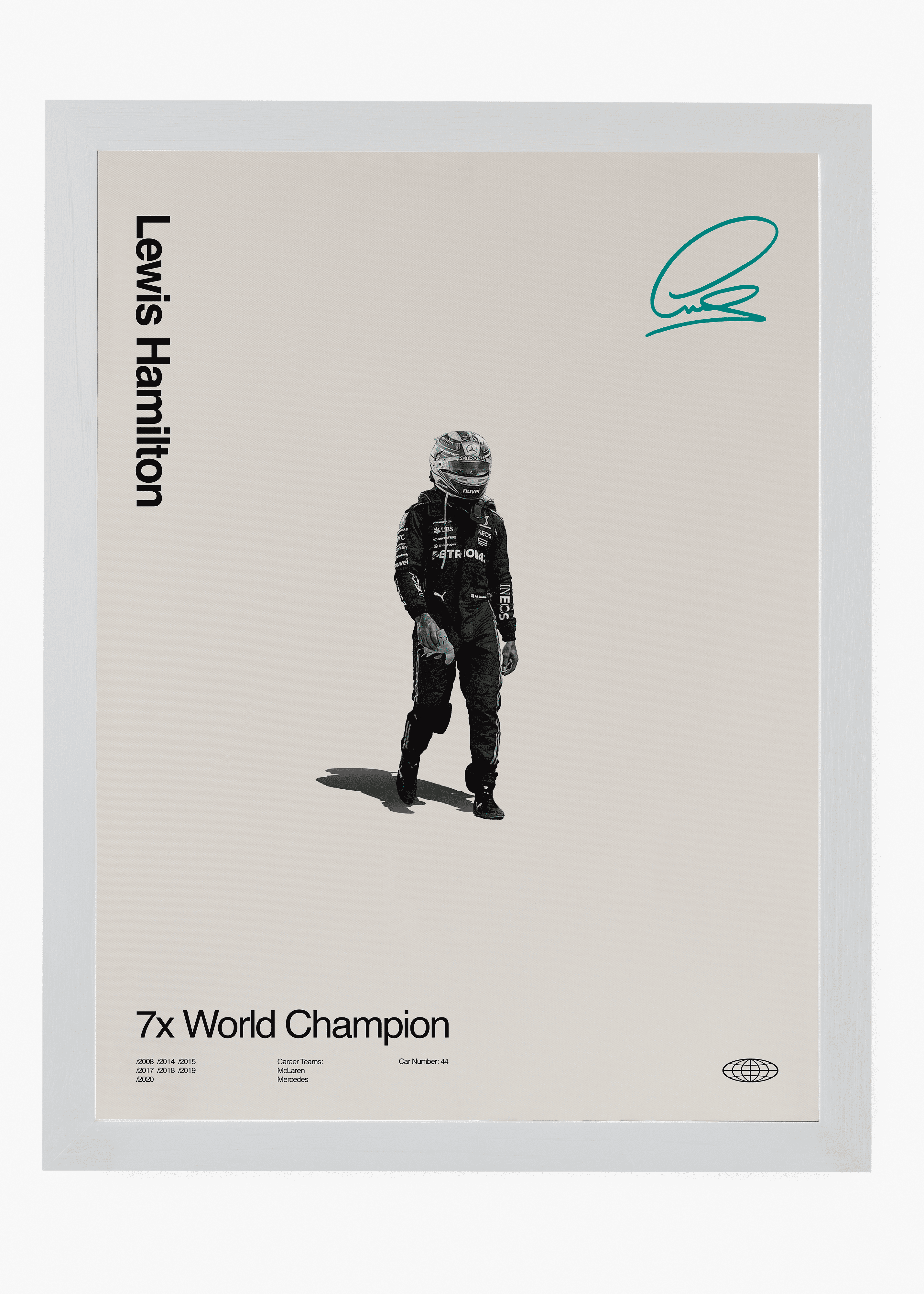 Quadro Lewis Hamilton World Champion